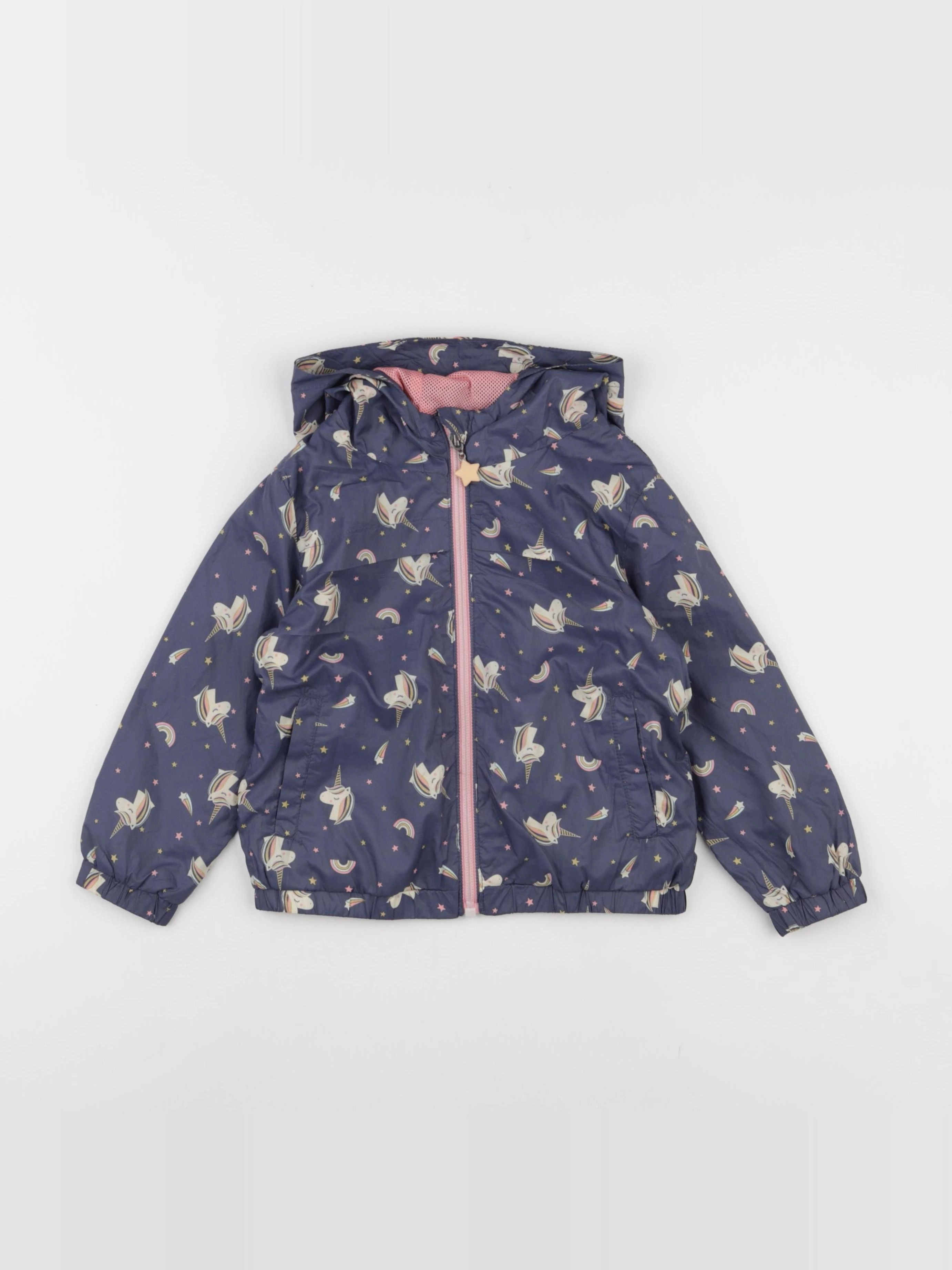 Vertbaudet - coupe-vent bleu - 3 ans