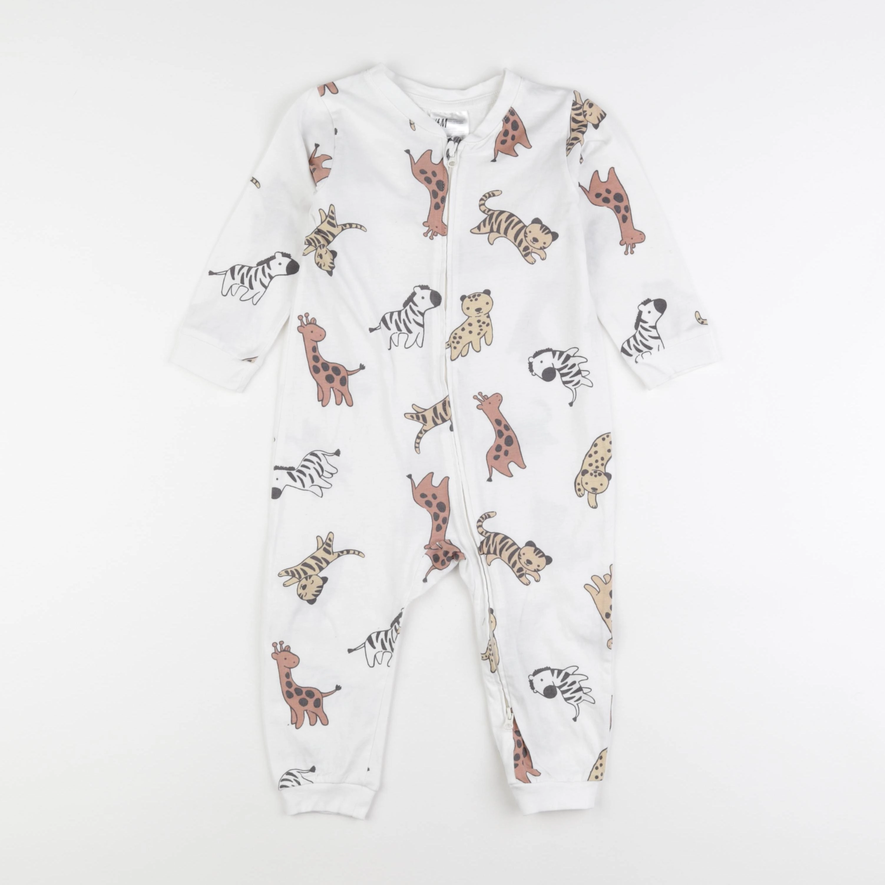 H&M - pyjama coton blanc - 12/18 mois