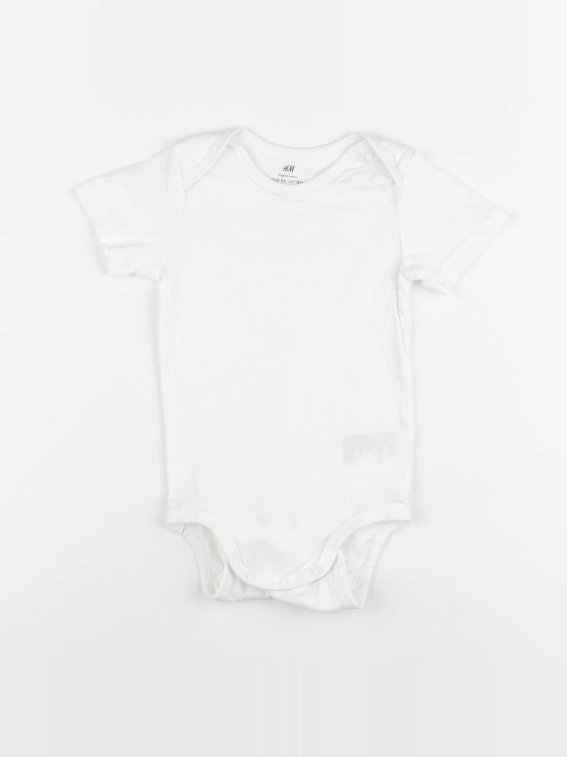 H&M - body blanc - 12/18 mois