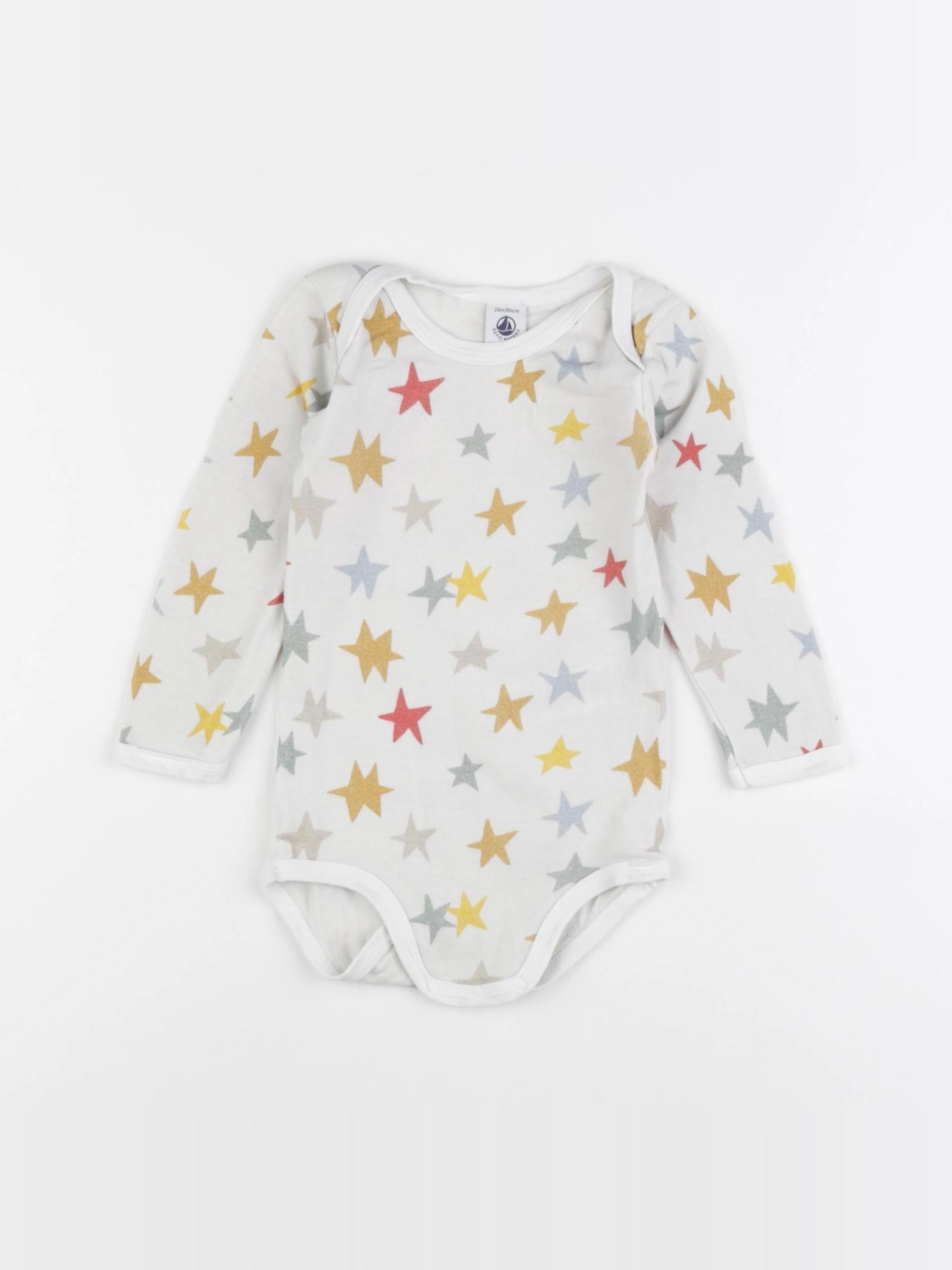 Petit Bateau - body beige - 24 mois