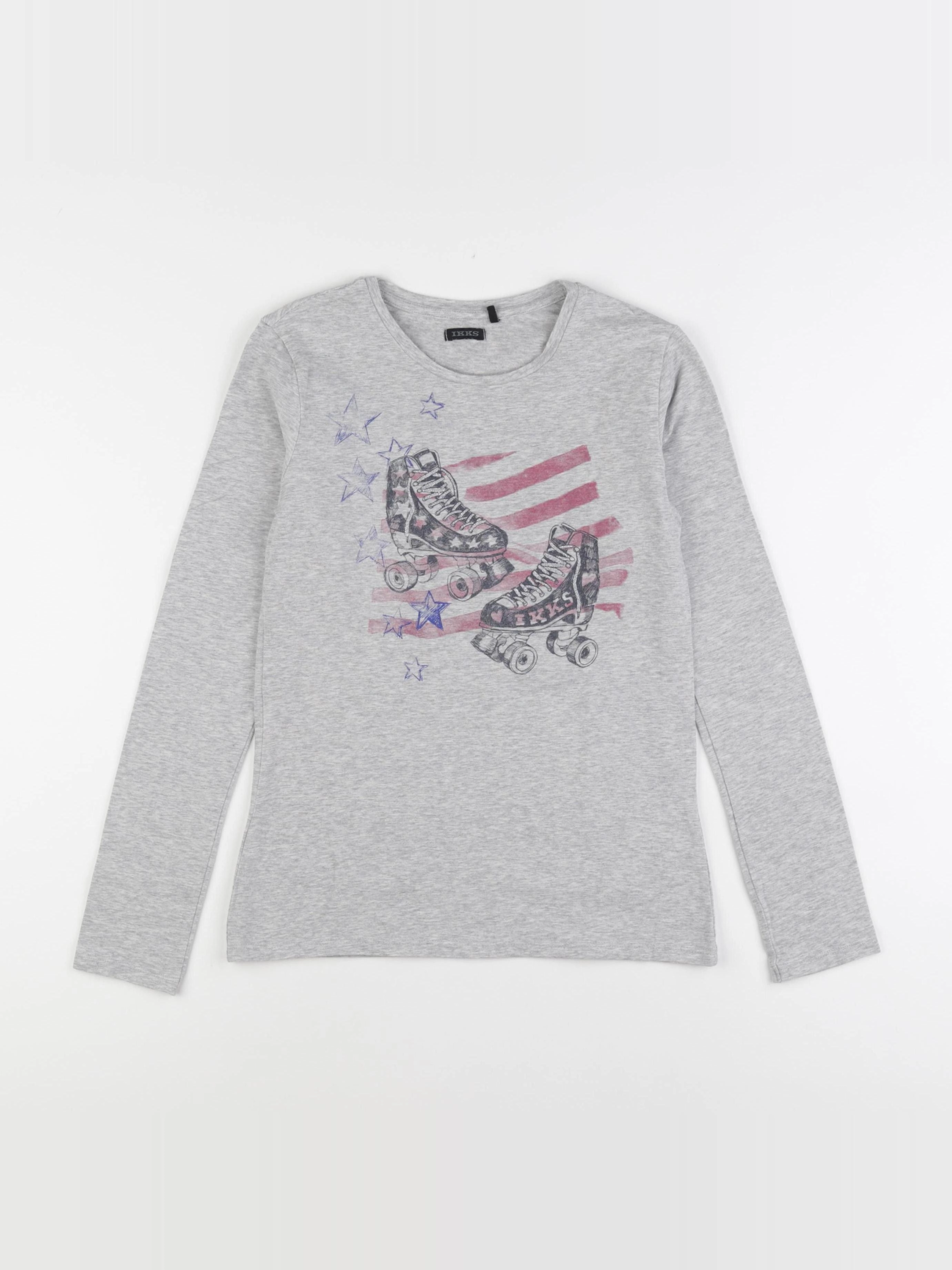 IKKS - tee-shirt gris - 12 ans