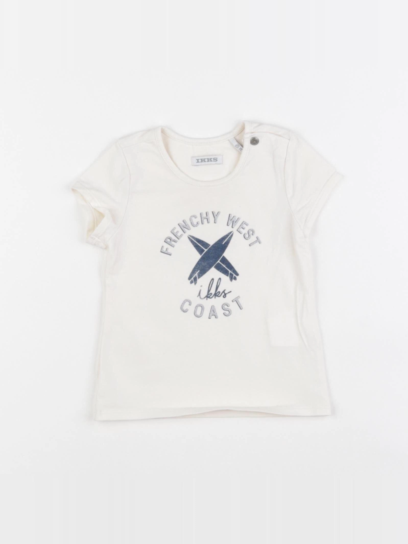IKKS - tee-shirt beige - 12 mois