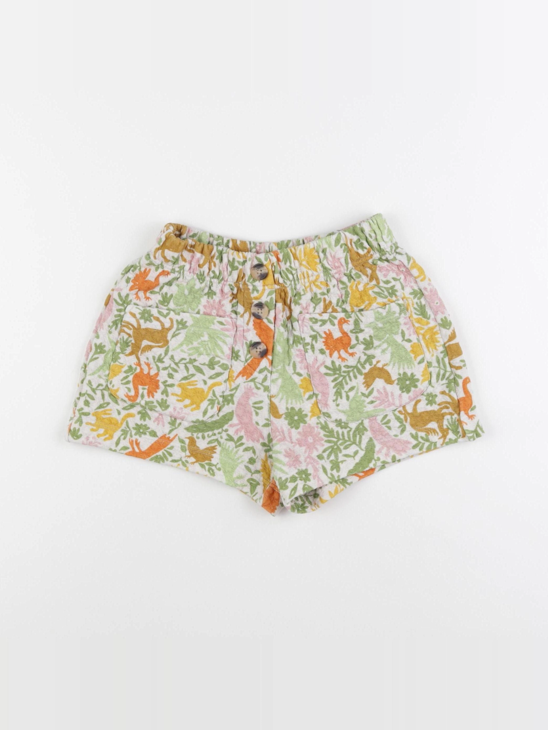 Monoprix - short multicolore - 6 ans