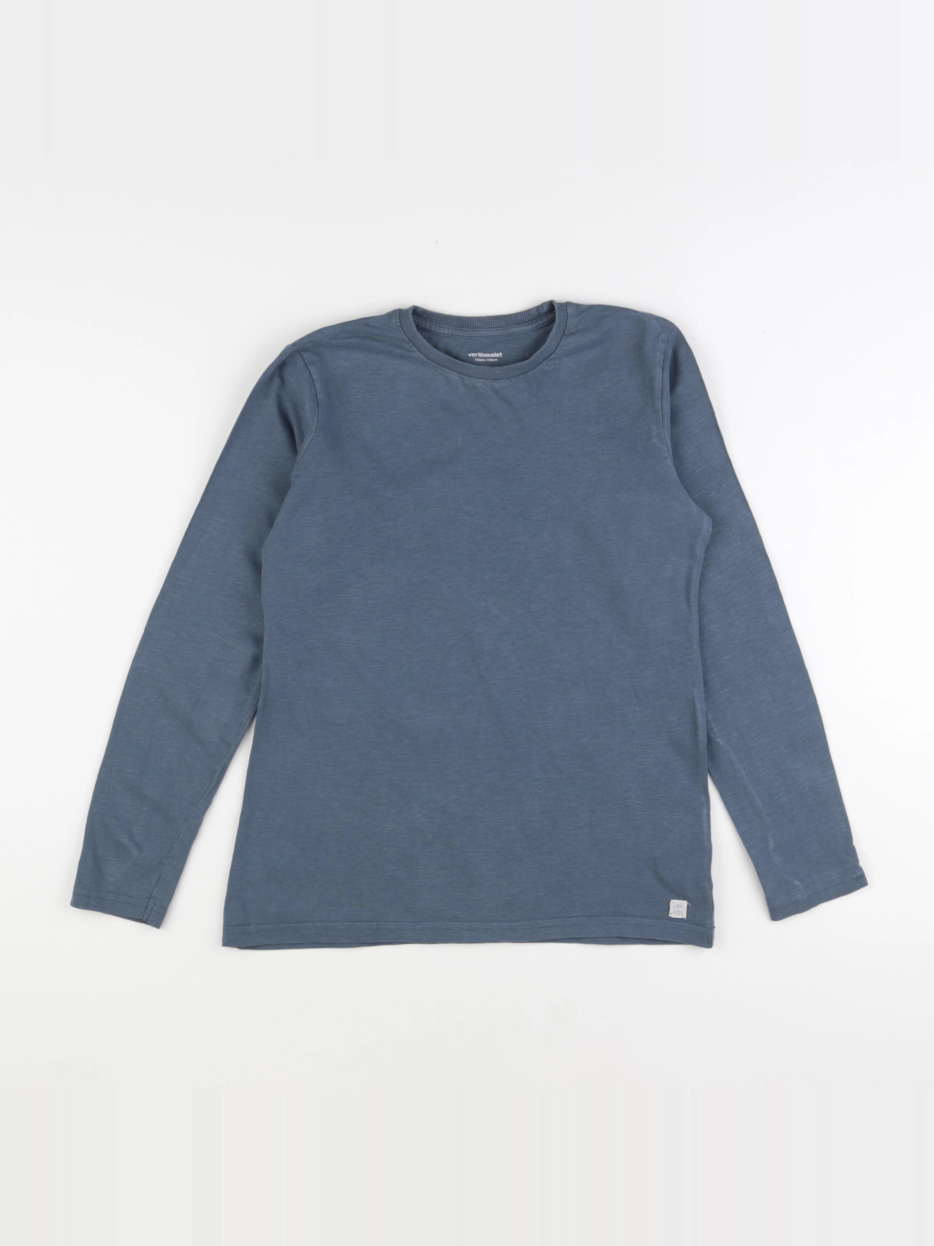 Vertbaudet - tee-shirt bleu - 12 ans