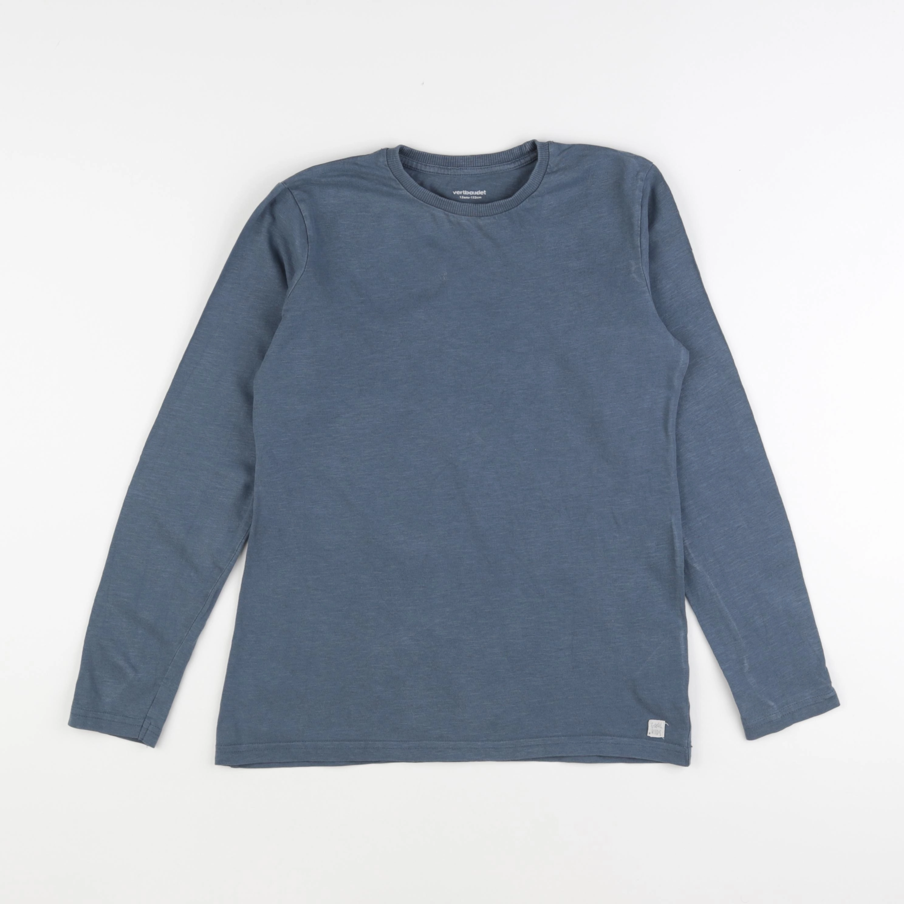 Vertbaudet - tee-shirt bleu - 12 ans