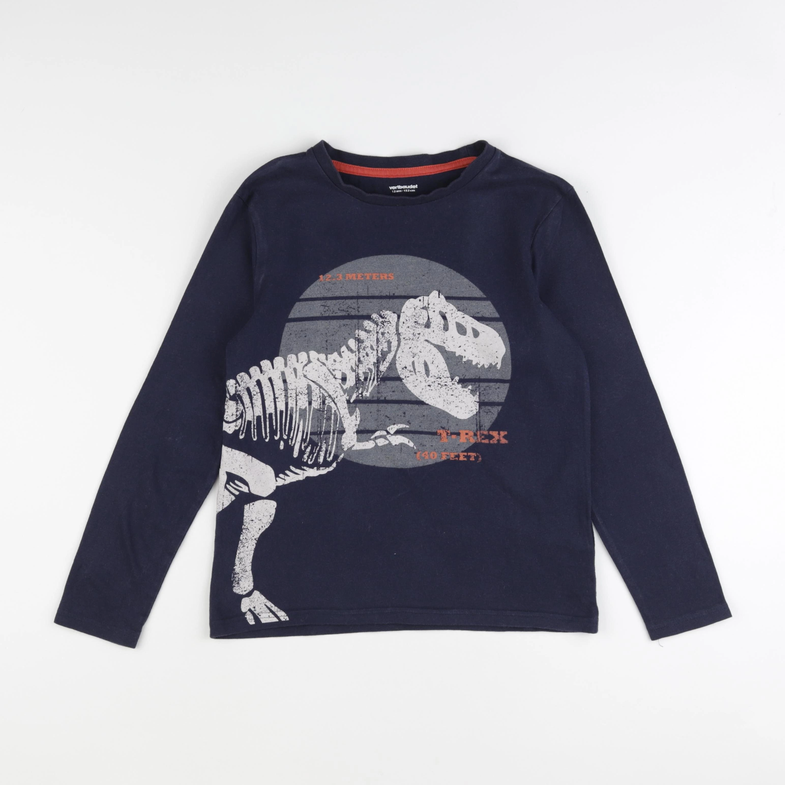 Vertbaudet - tee-shirt bleu - 12 ans