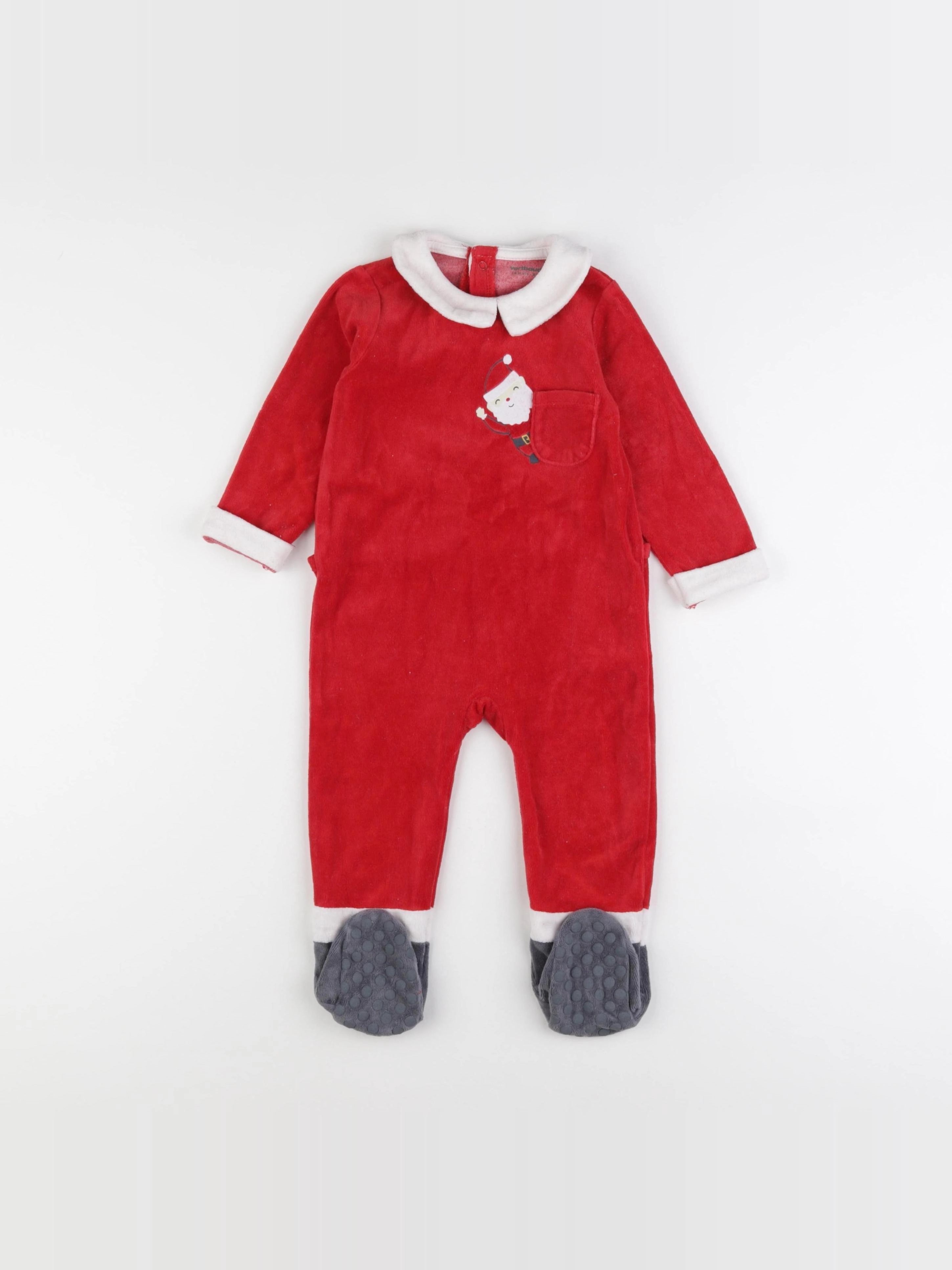Vertbaudet - pyjama rouge - 18 mois