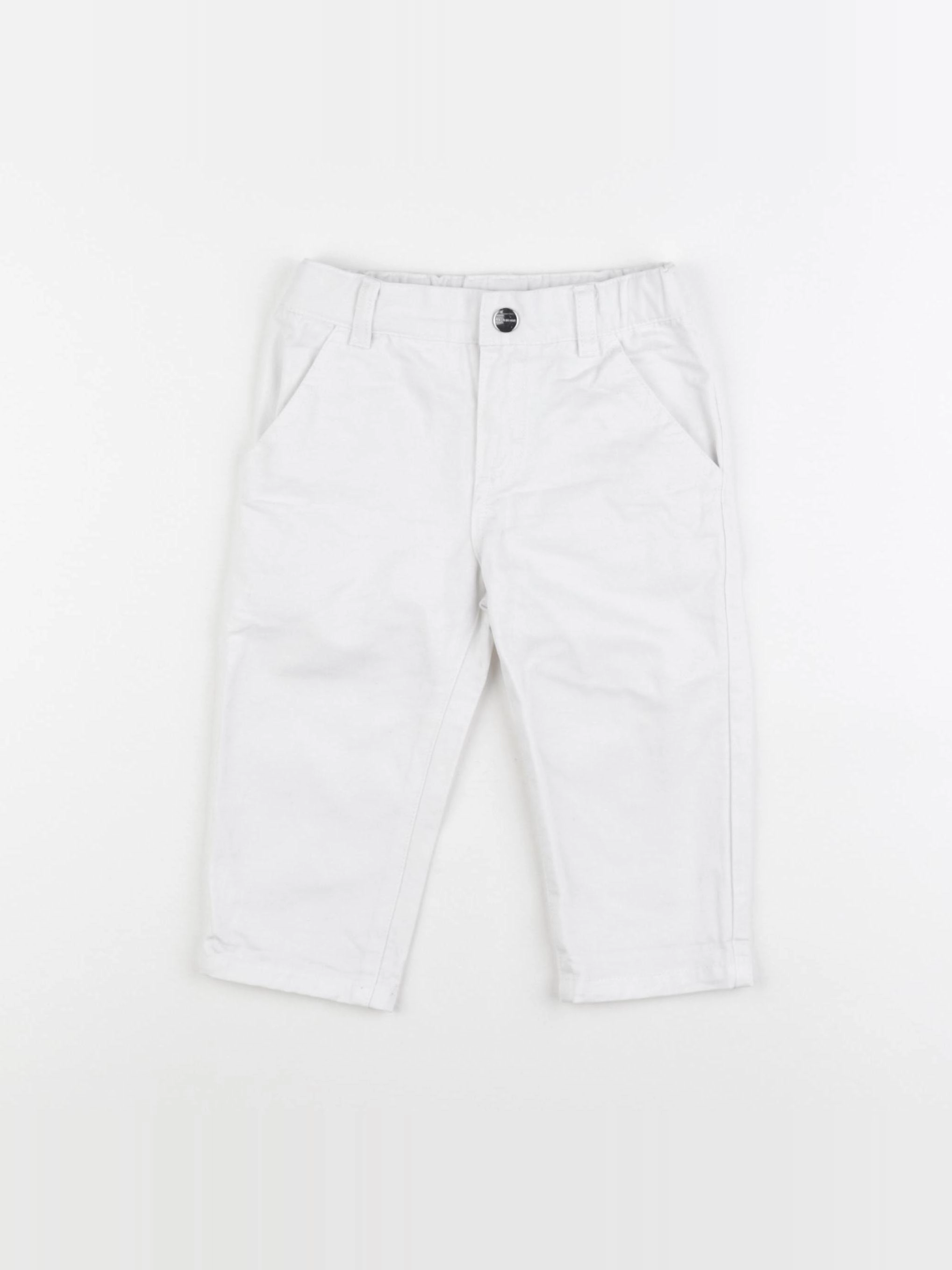 Jacadi - pantalon blanc - 18 mois