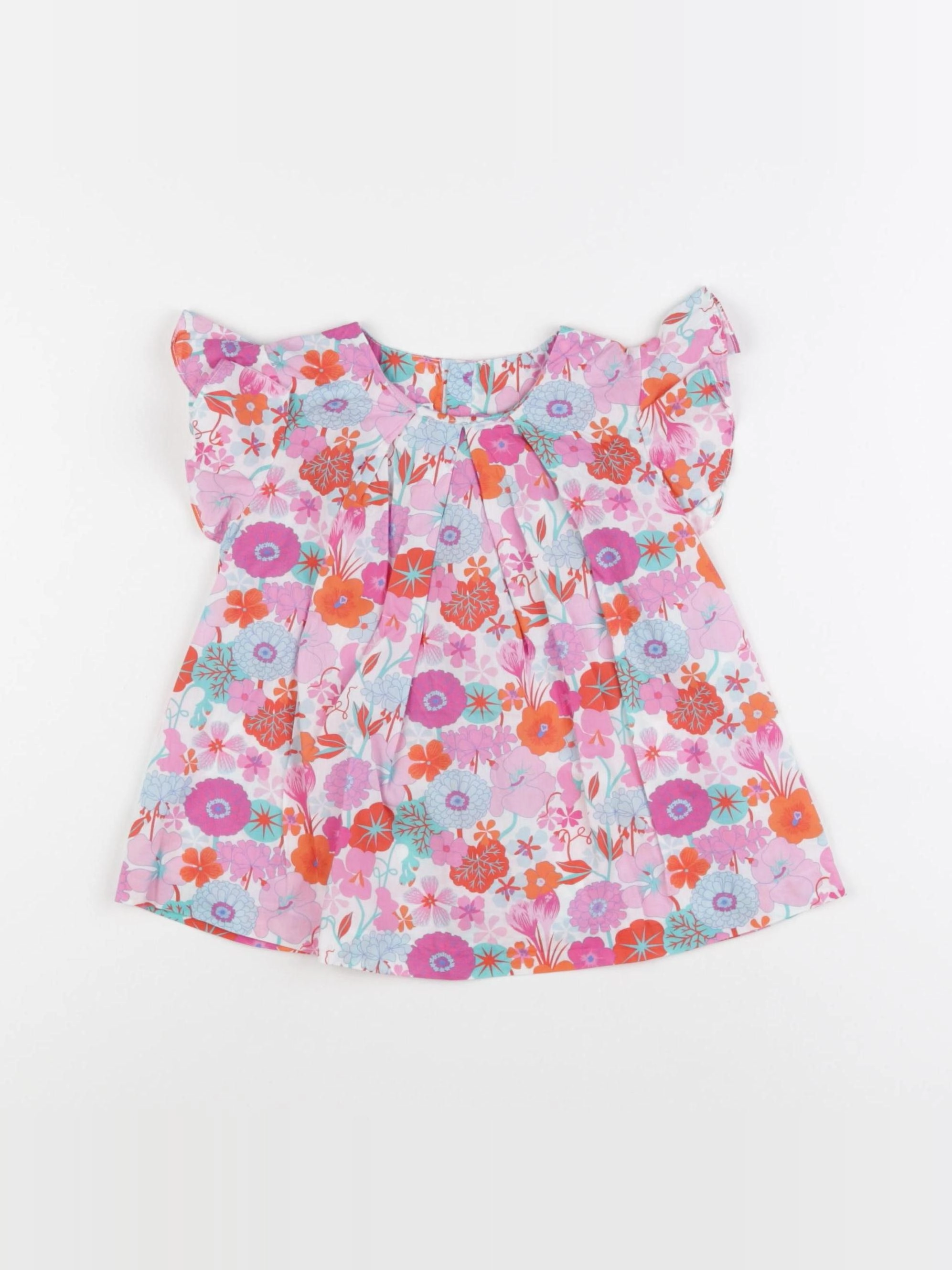 Jacadi - blouse liberty multicolore - 36 mois