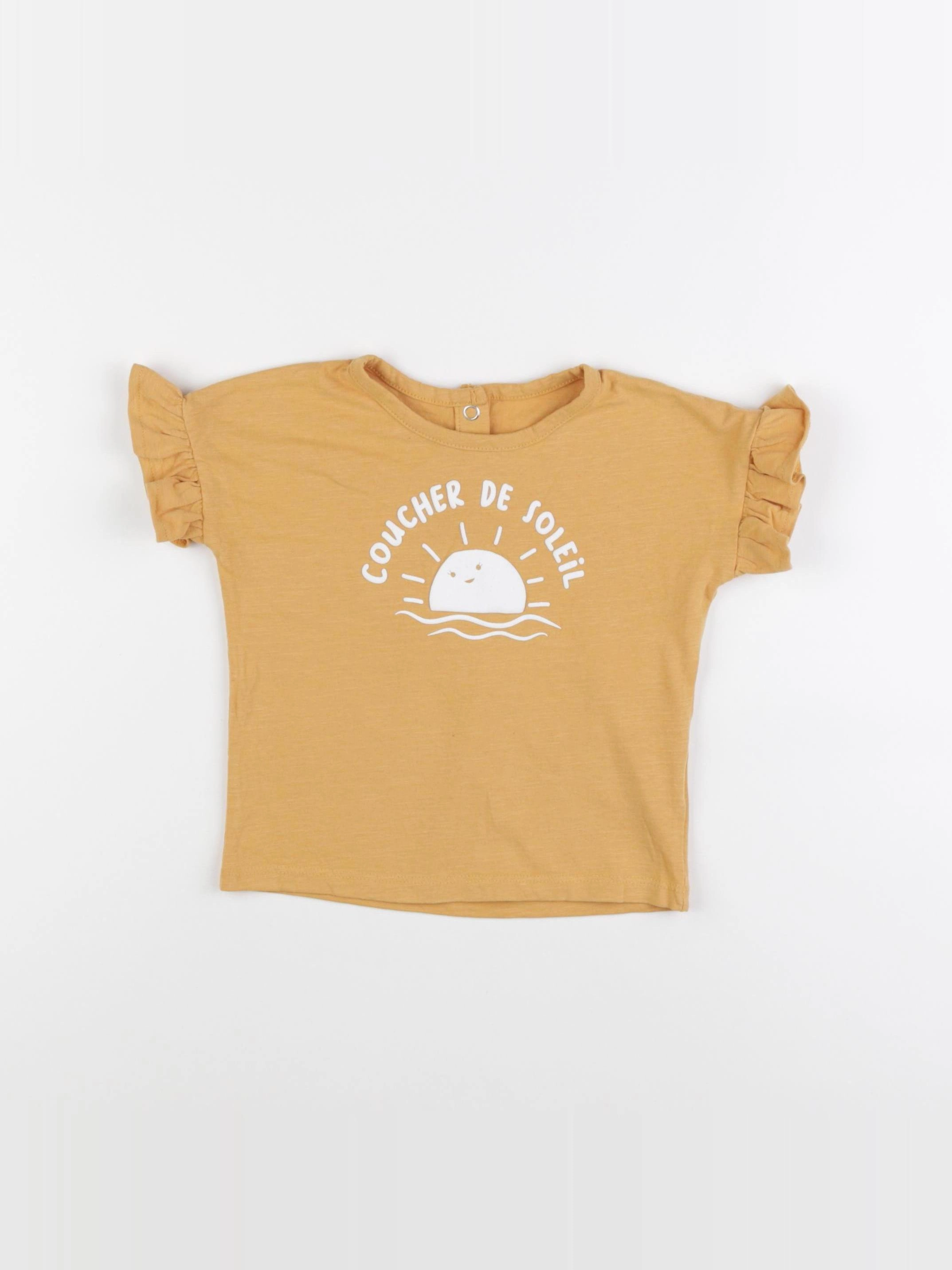 La Redoute - tee-shirt jaune - 18 mois