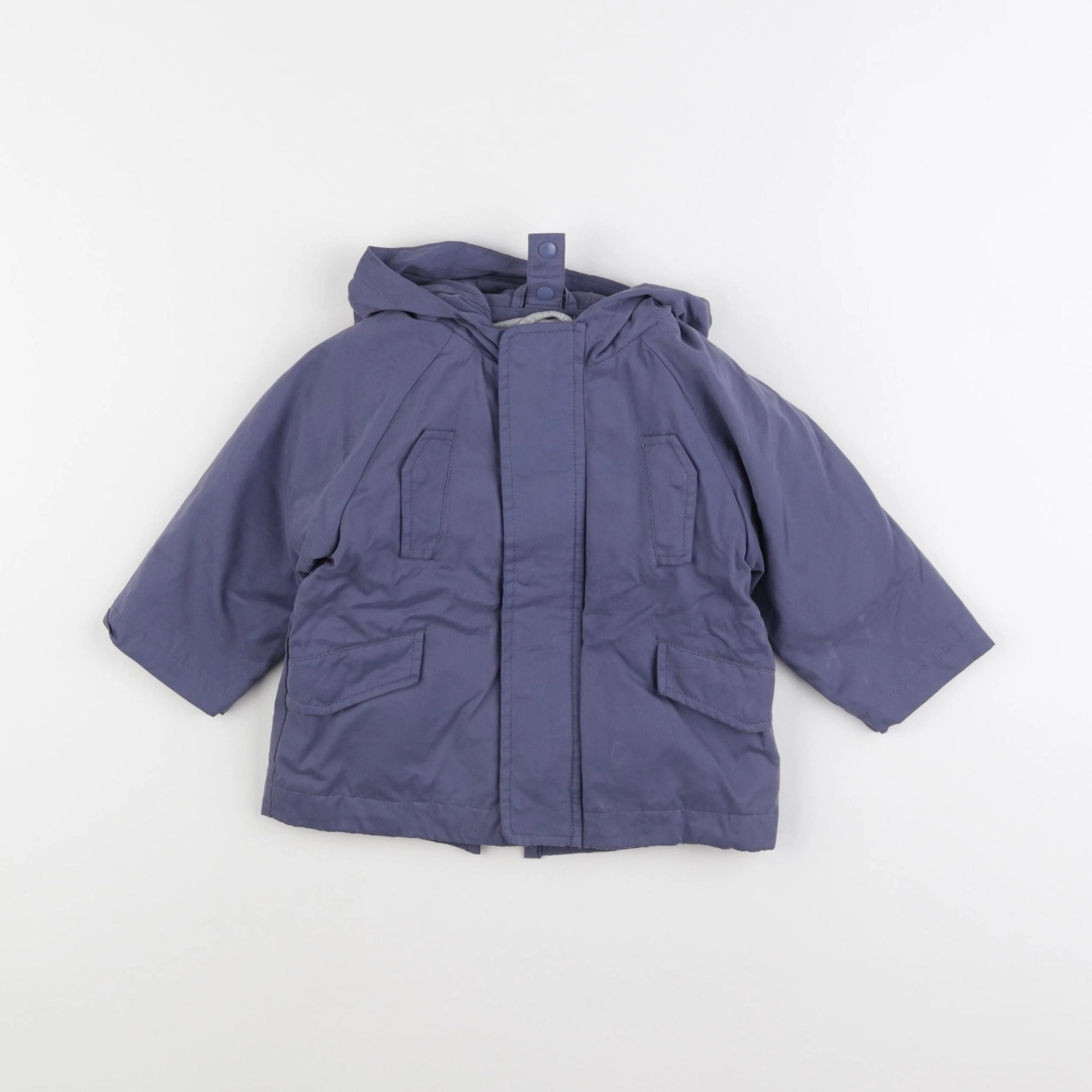 Vertbaudet - parka bleu - 12 mois