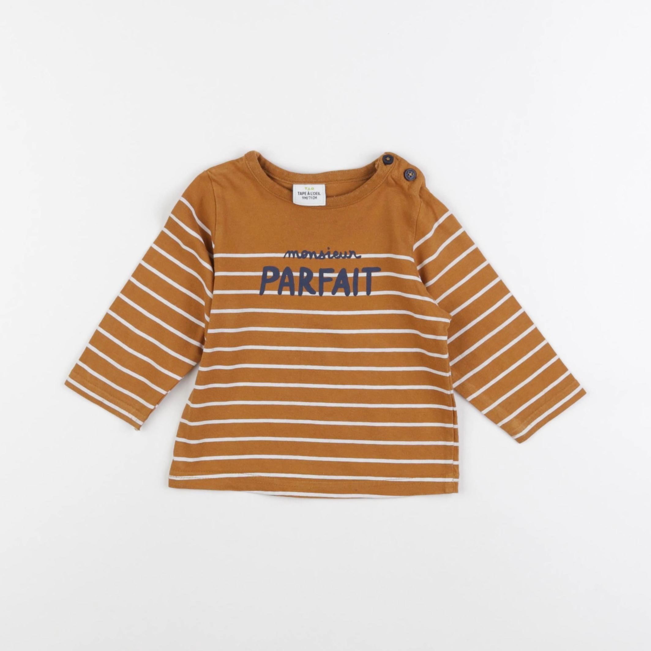 Tape à l'oeil - tee-shirt marron - 9 mois