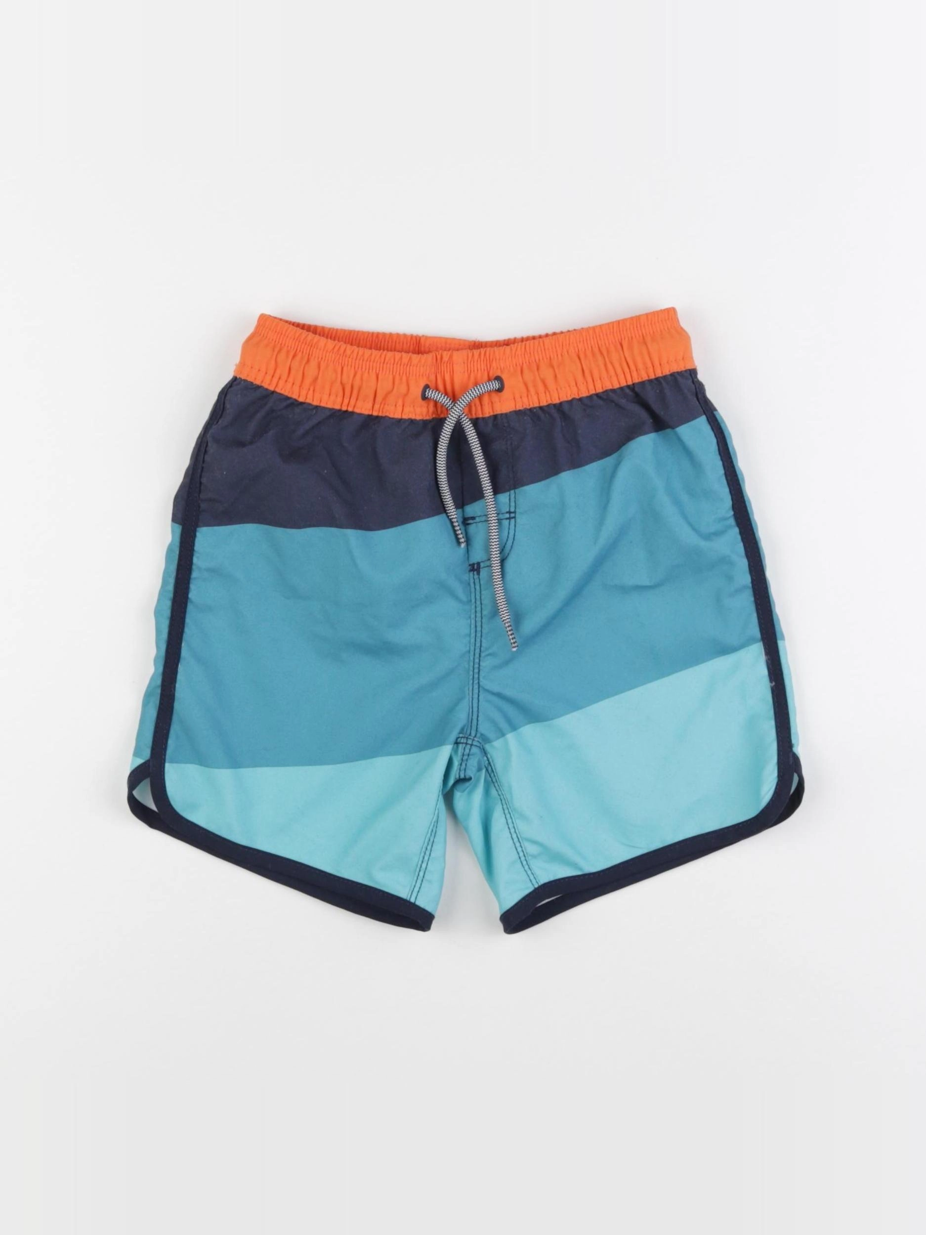 Okaidi - maillot de bain bleu, orange - 4 ans