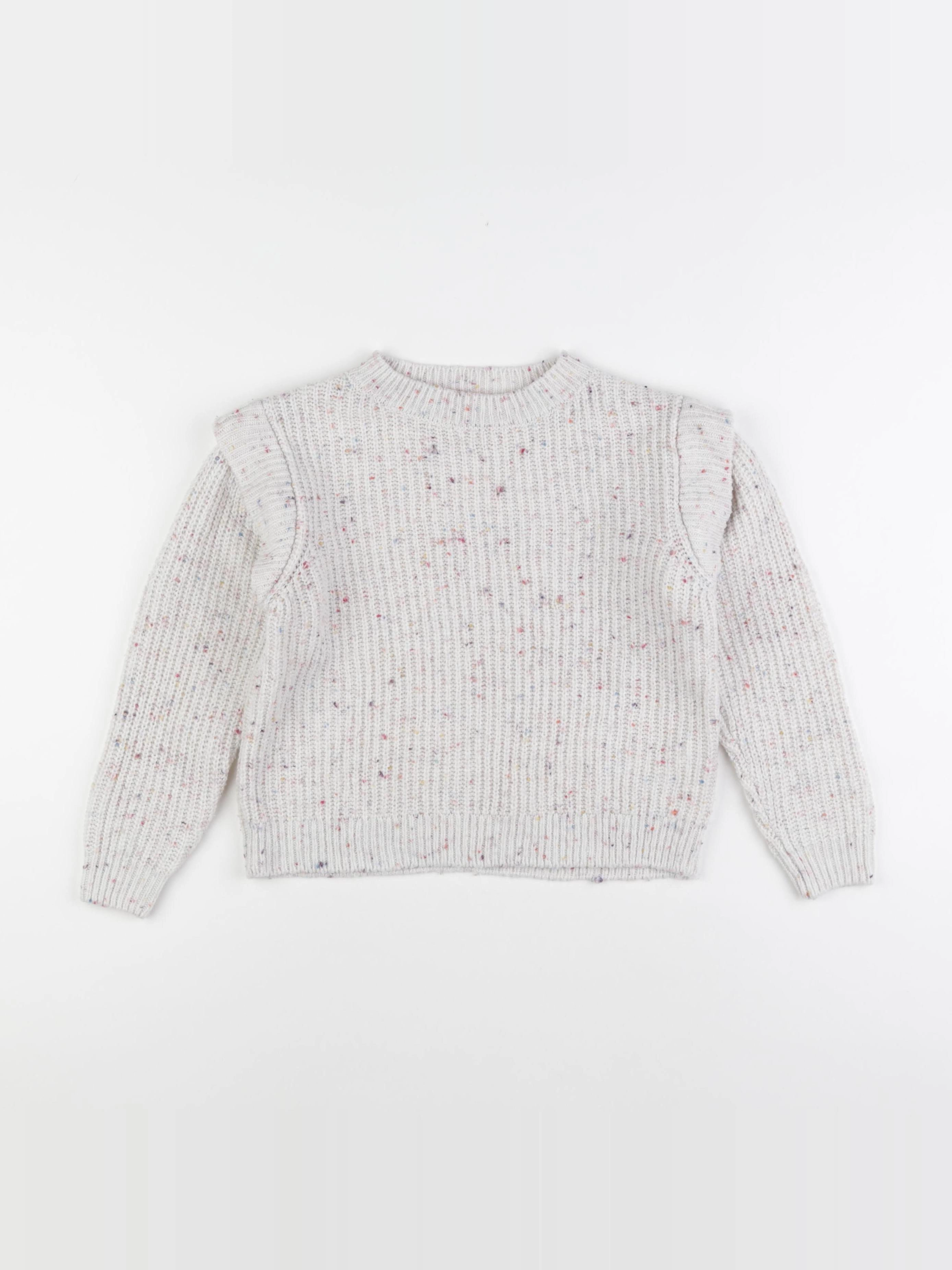 Vertbaudet - pull beige - 5 ans