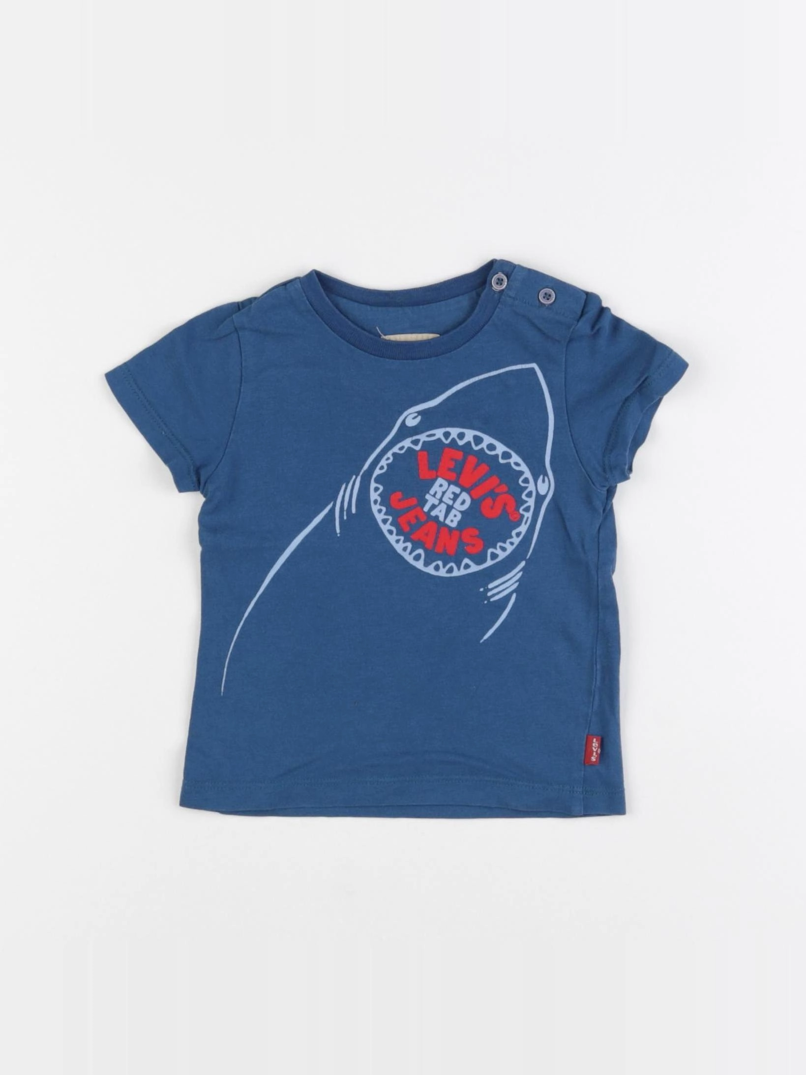 Levi's - tee-shirt bleu - 6 mois