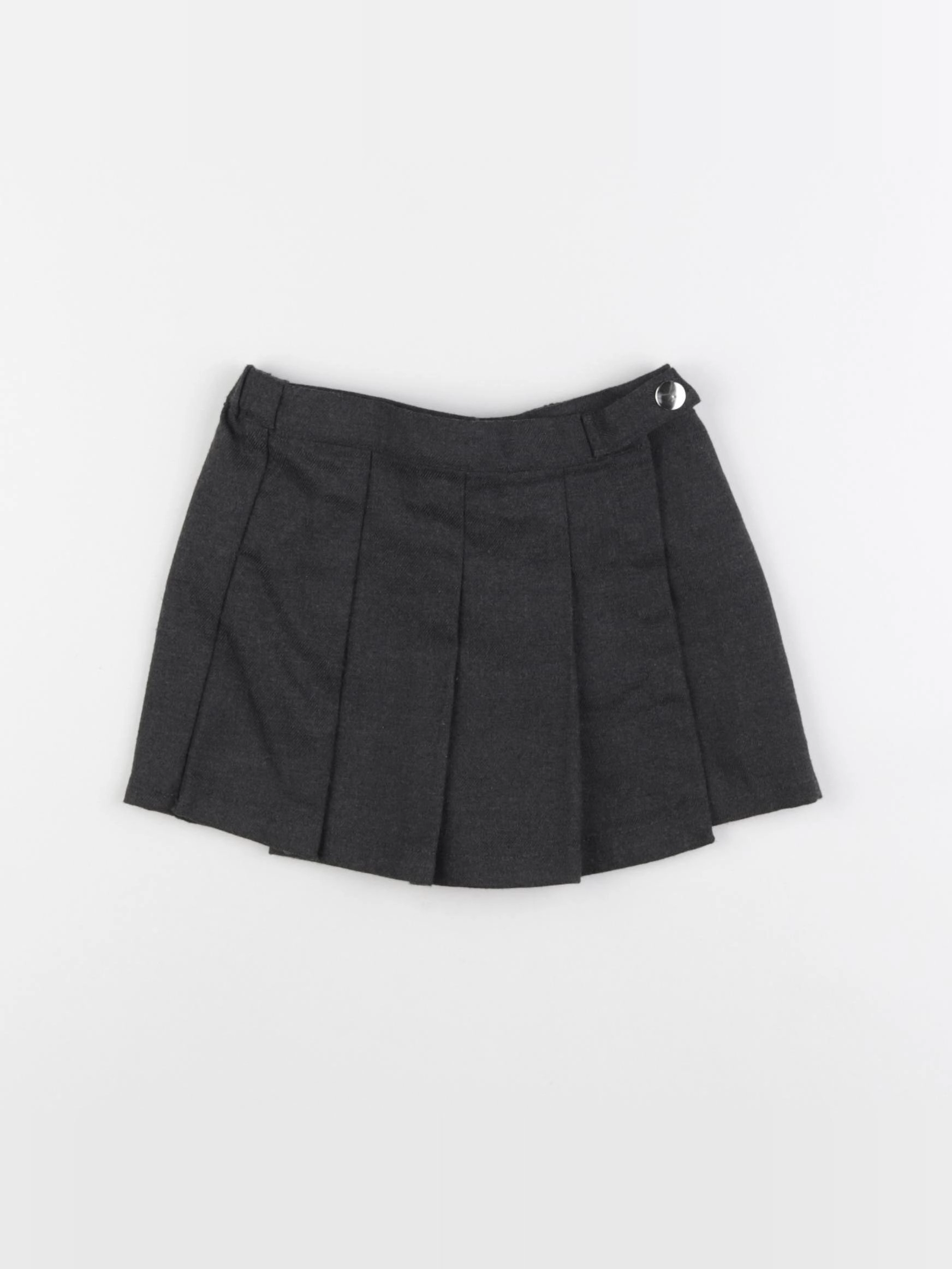 Vertbaudet - jupe short gris - 4 ans