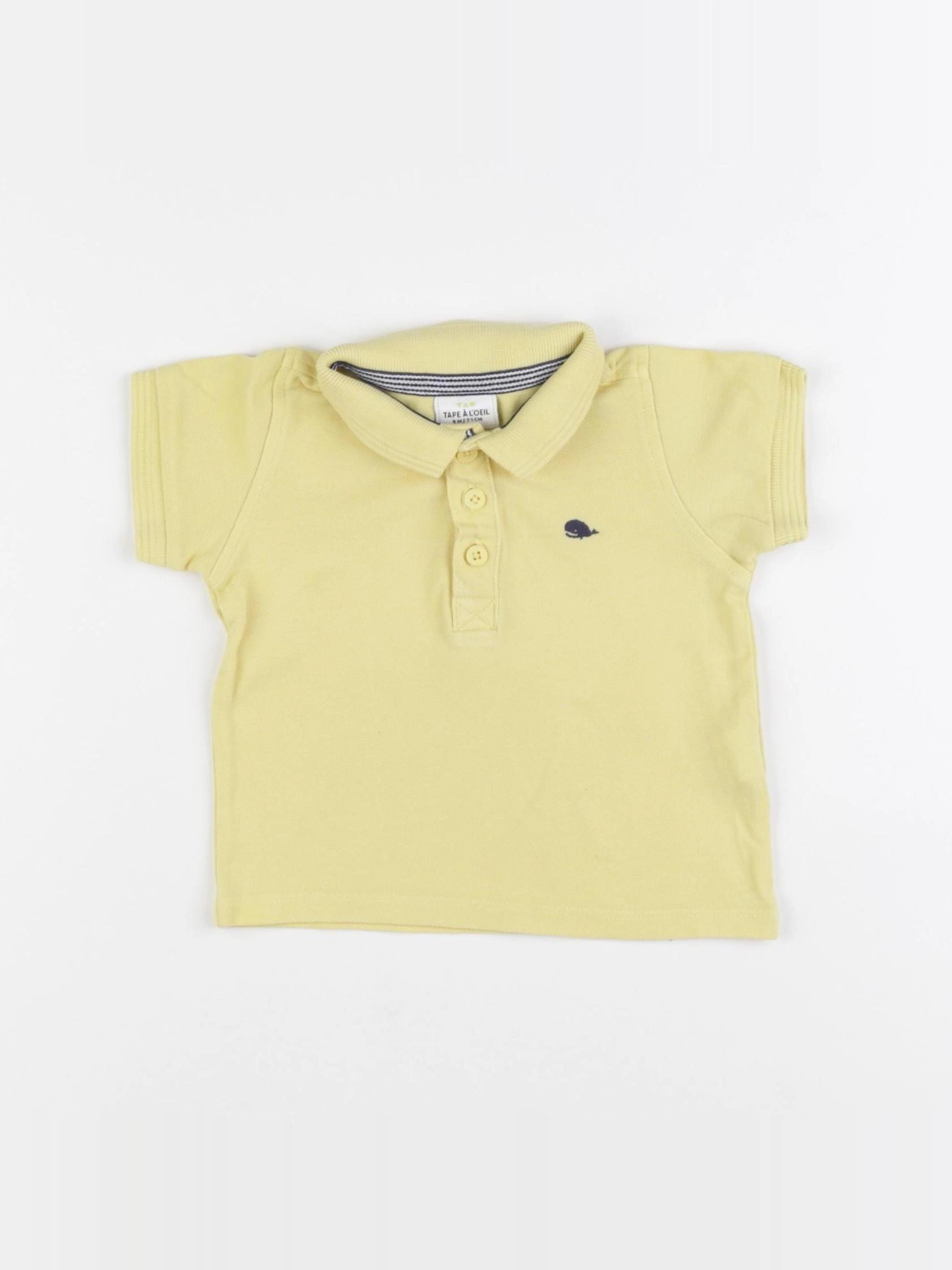 Tape à l'oeil - polo jaune - 9 mois