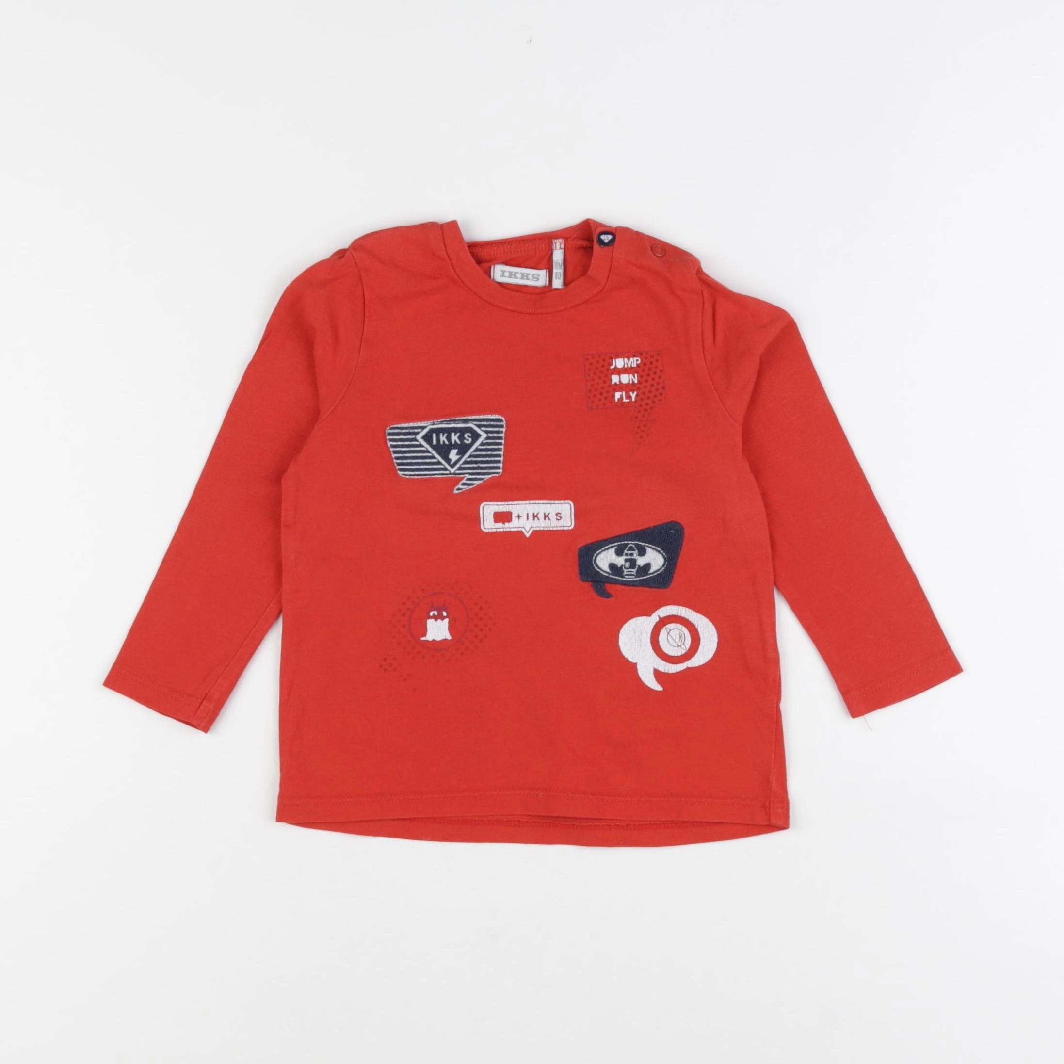 IKKS - tee-shirt rouge - 18 mois