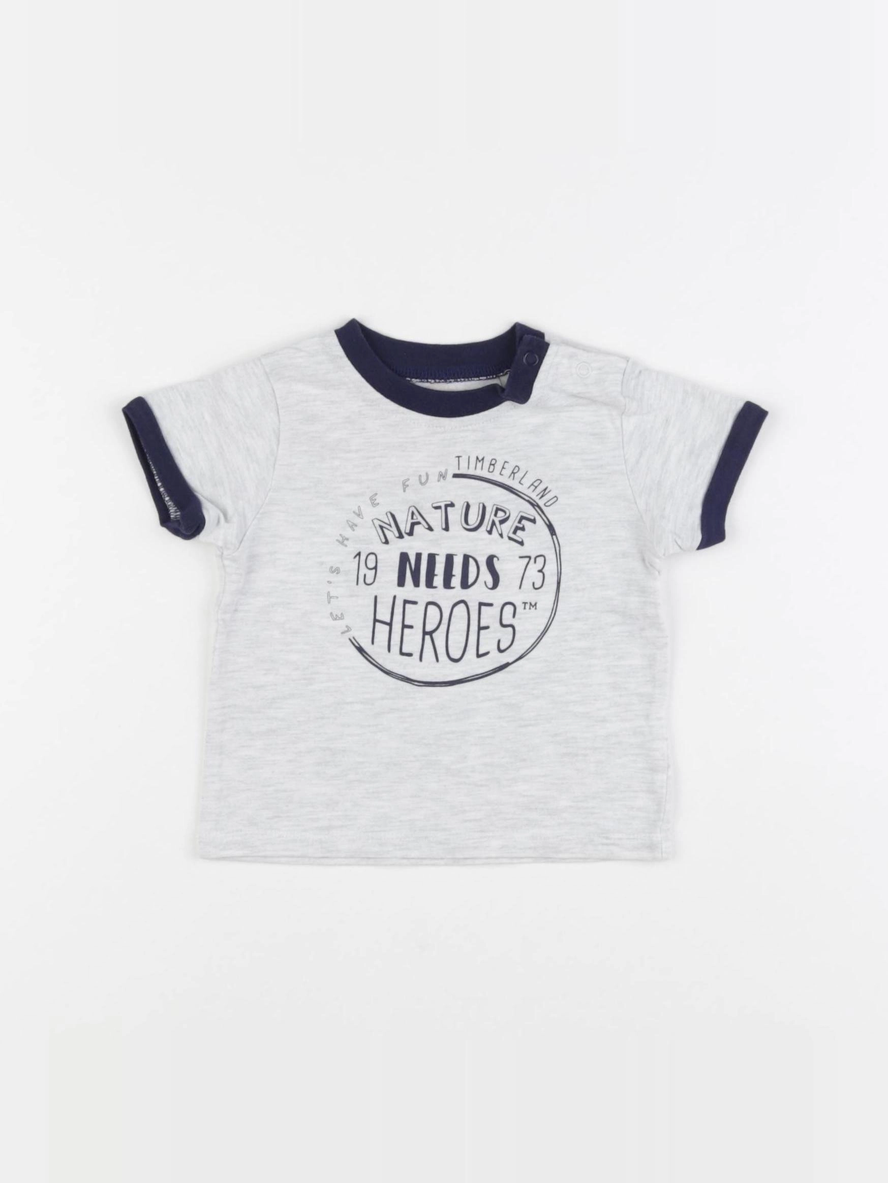 Timberland - tee-shirt gris - 6 mois