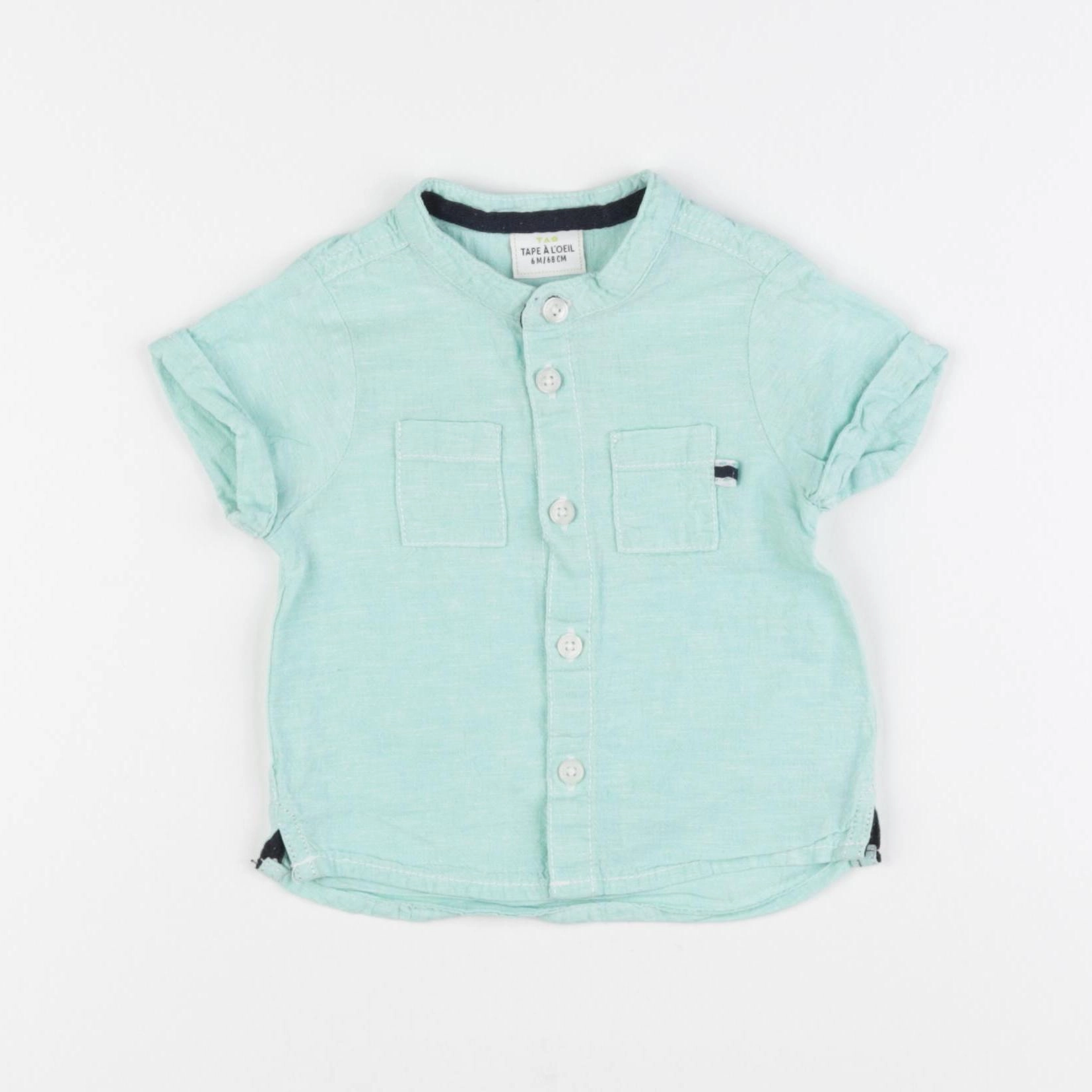 Tape à l'oeil - chemise vert - 6 mois