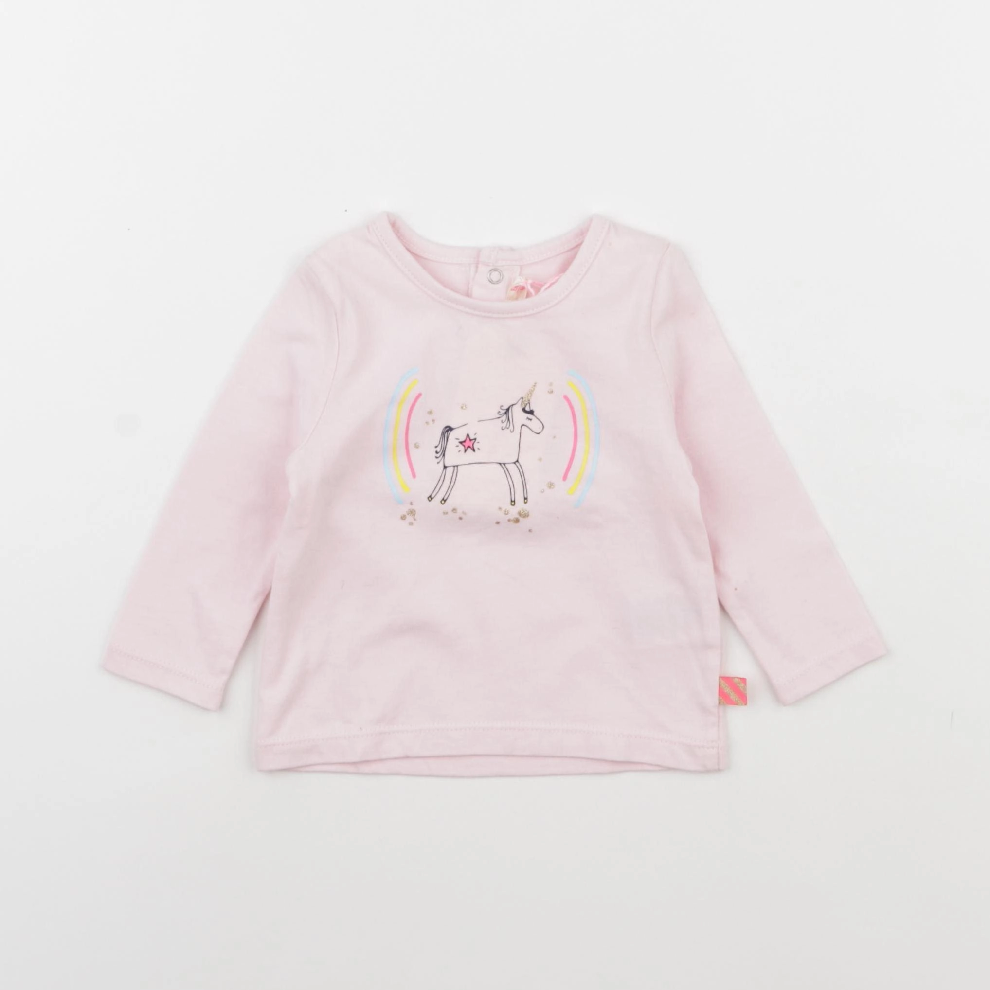 Billie Blush - tee-shirt rose - 6 mois