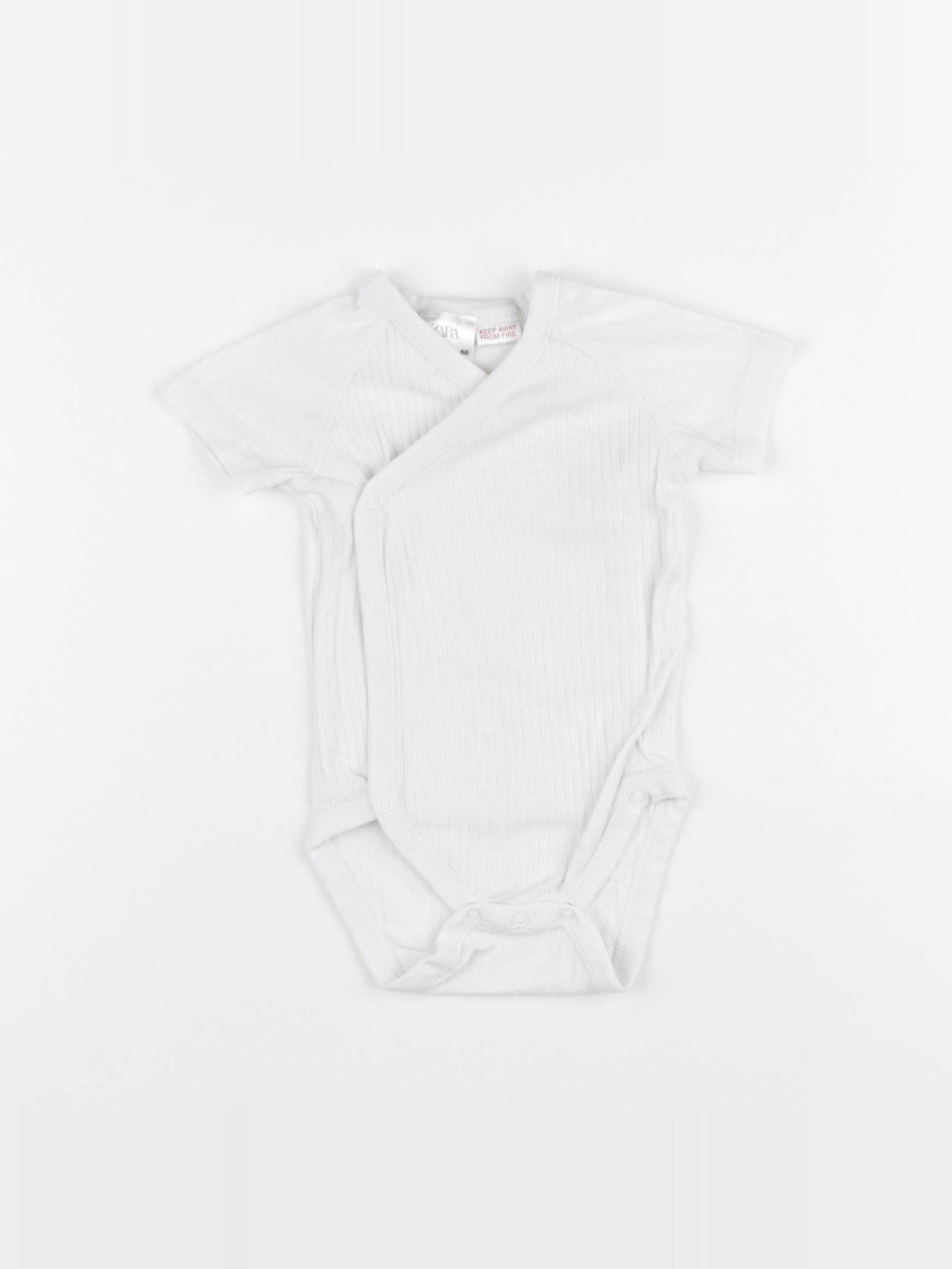 Zara - body blanc - 3/6 mois