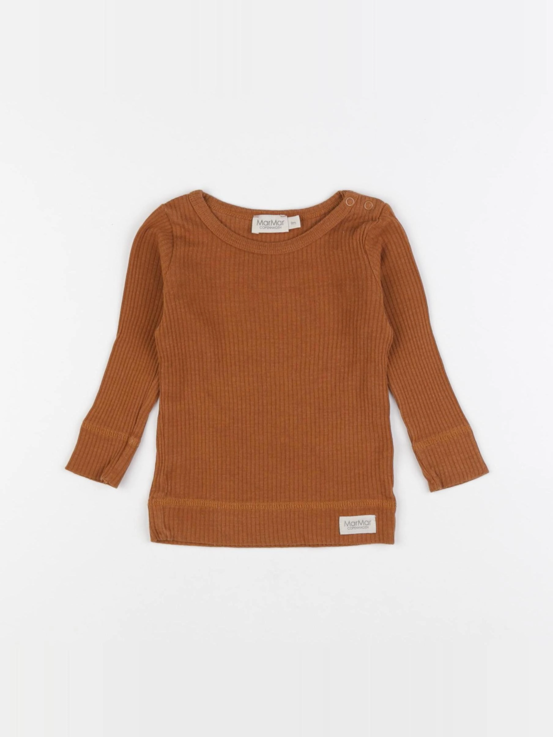 Marmar - tee-shirt marron - 9 mois