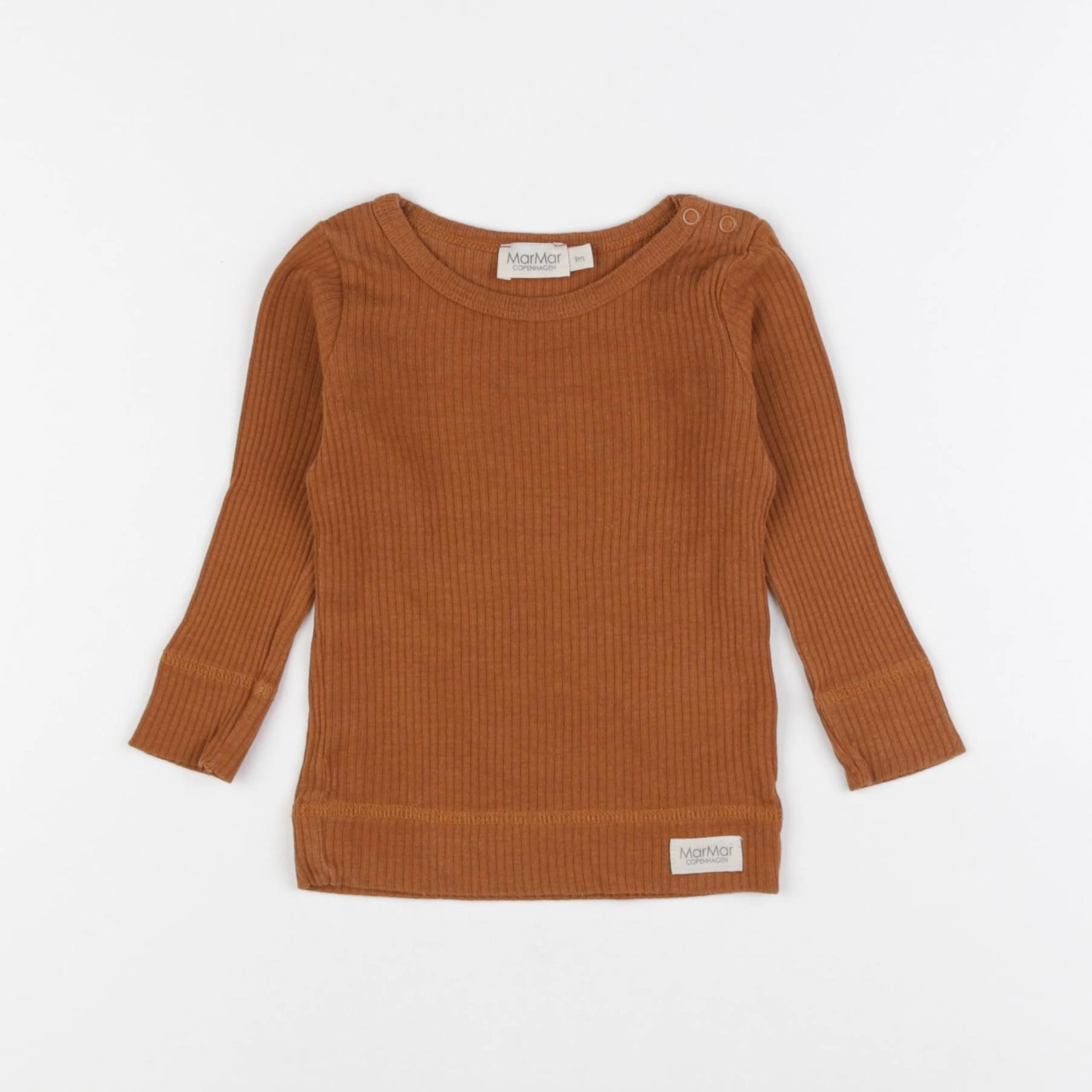 Marmar - tee-shirt marron - 9 mois