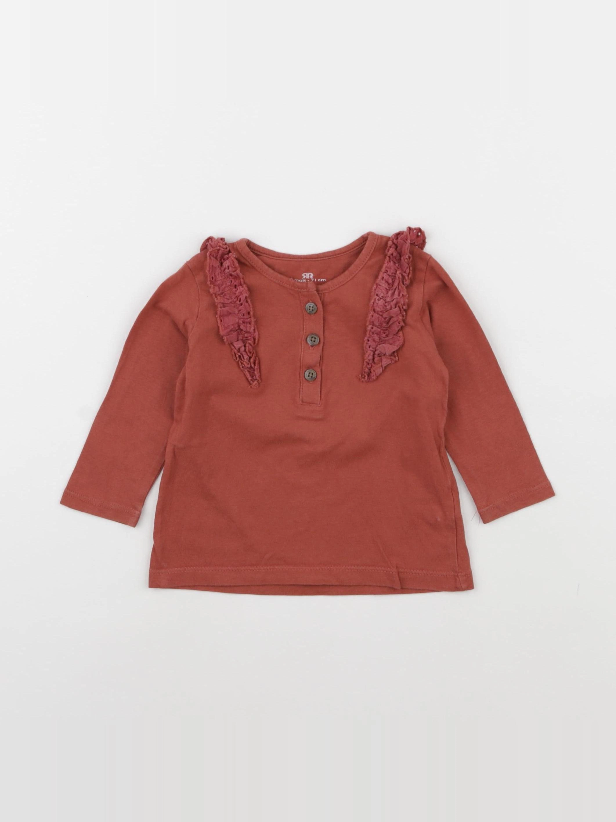 La Redoute - tee-shirt rouge - 9 mois