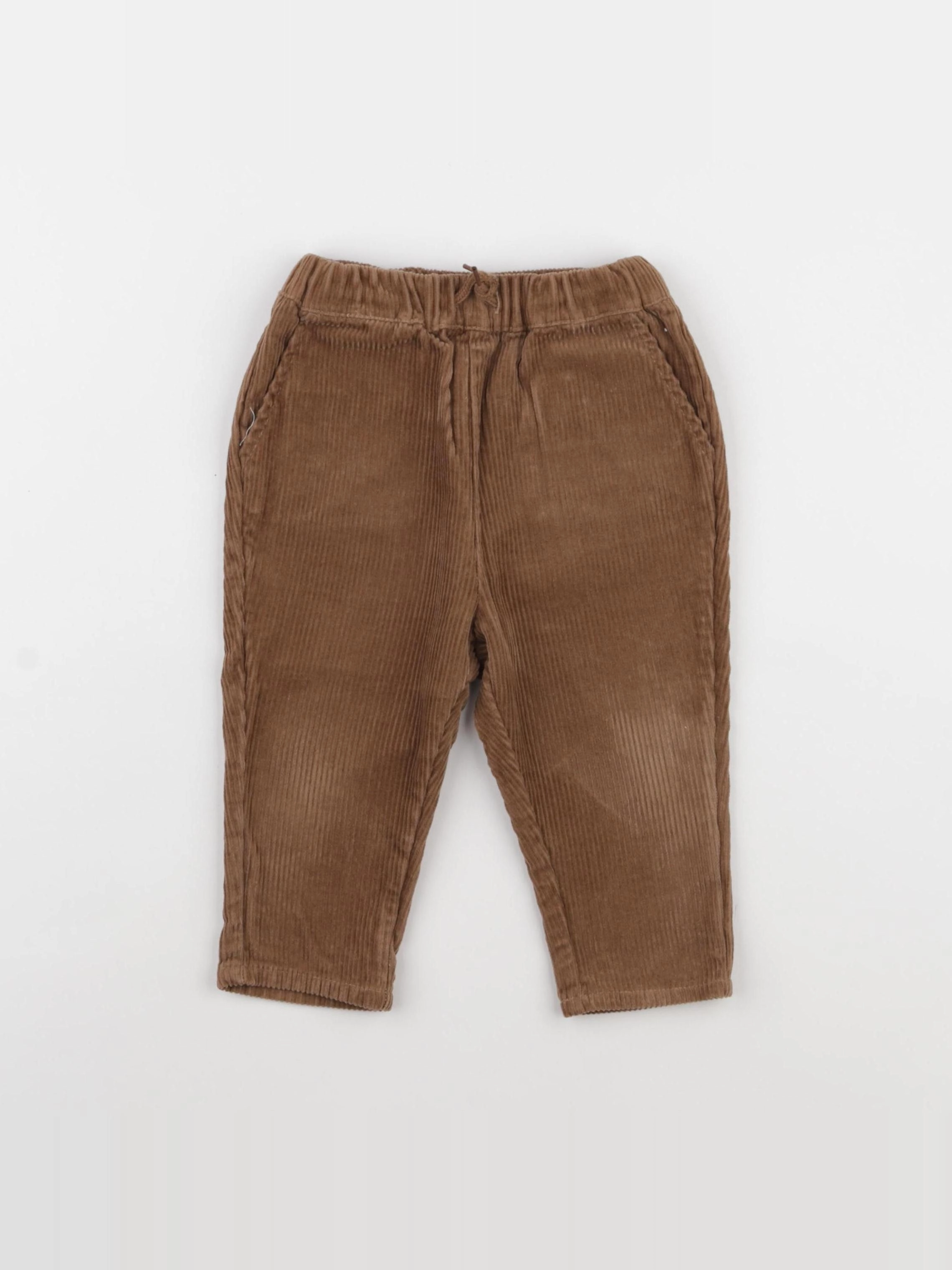 Vertbaudet - pantalon marron - 18 mois
