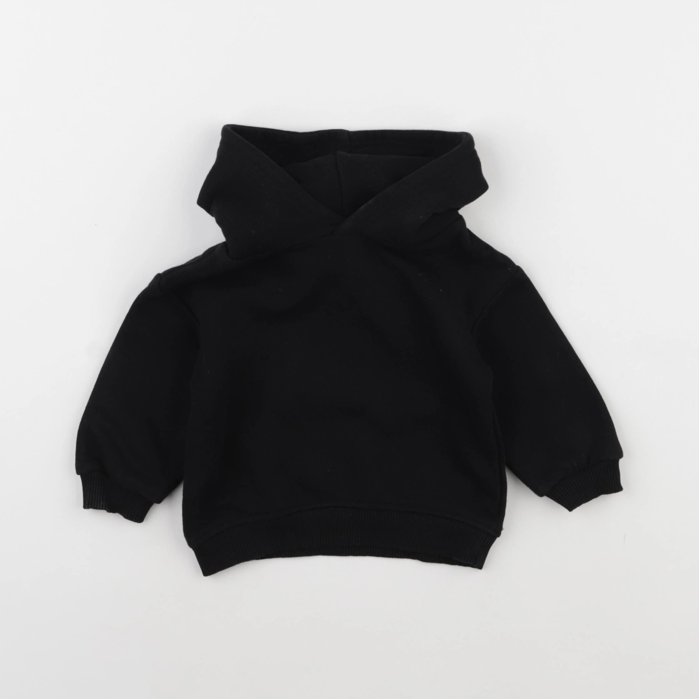 Zara - sweat noir - 3/6 mois