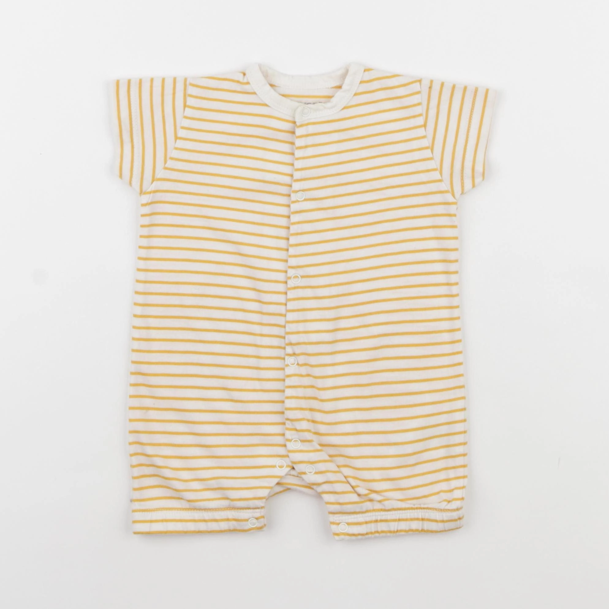 Manor Kids - pyjama coton blanc, jaune - 6 mois