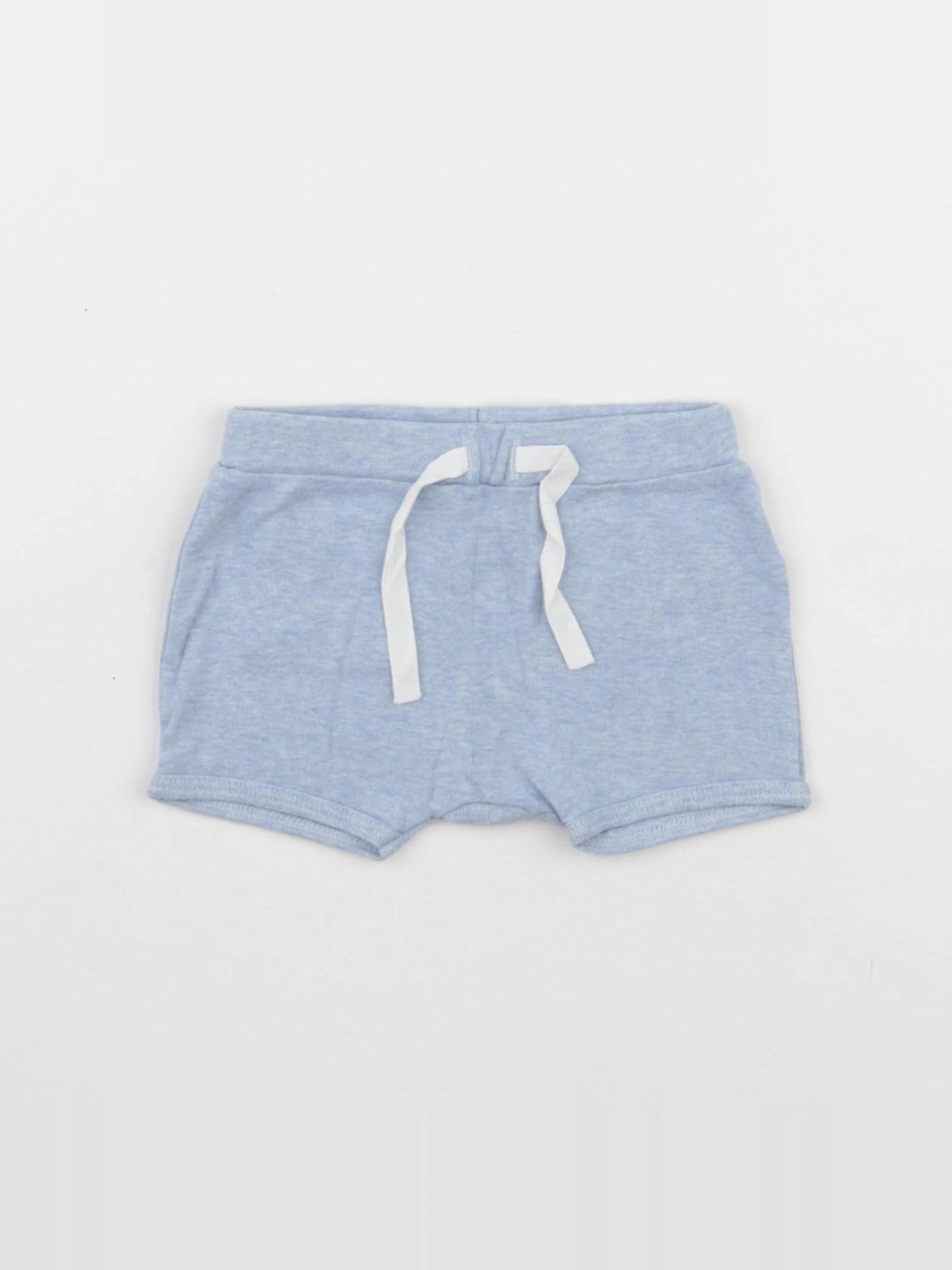Petit Bateau - short bleu - 12 mois