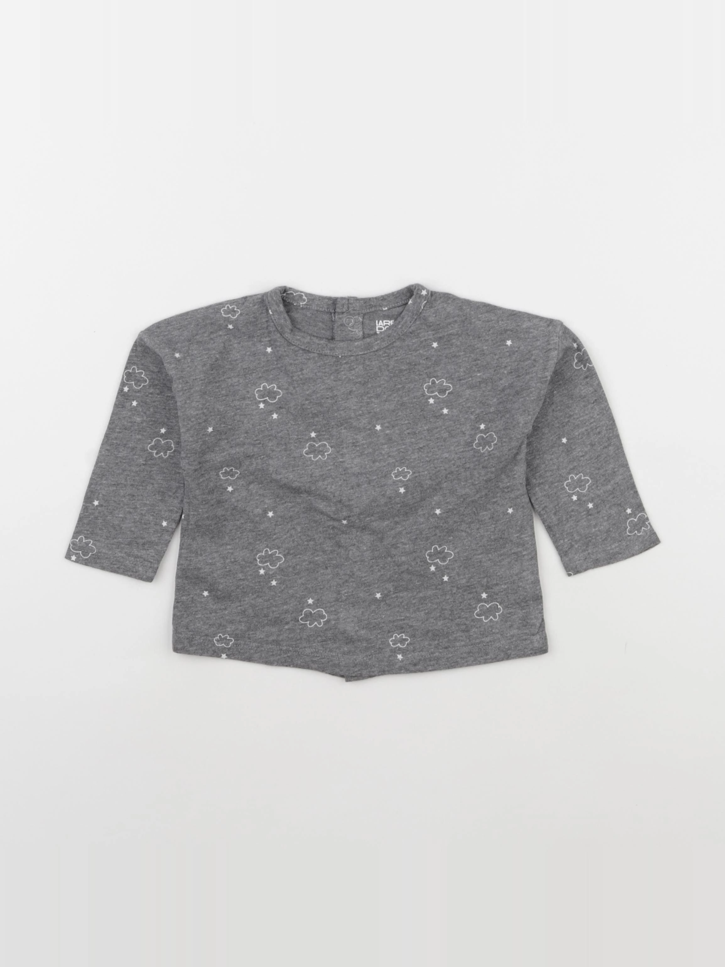 La Redoute - tee-shirt gris - 9 mois