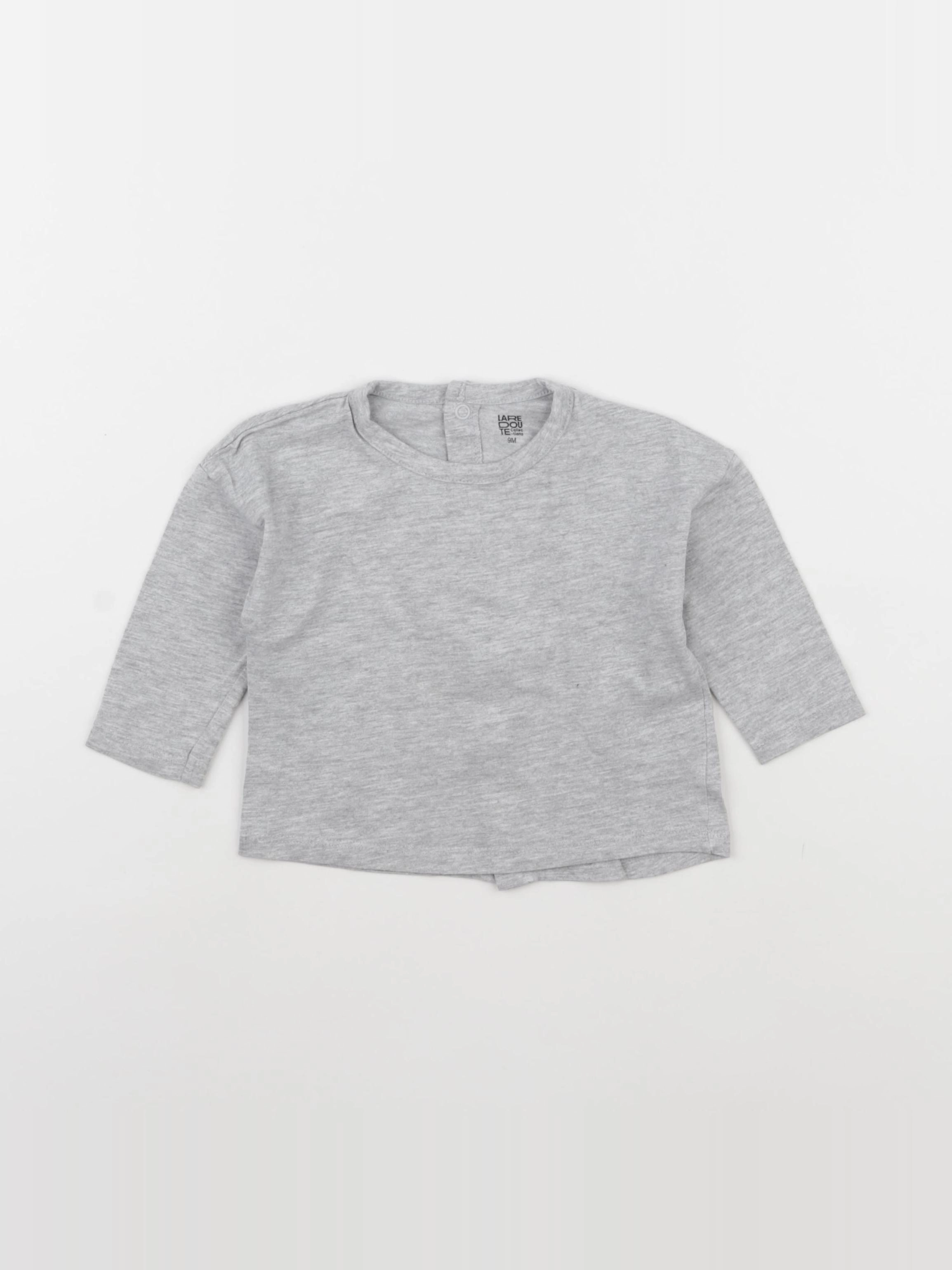 La Redoute - tee-shirt gris - 9 mois