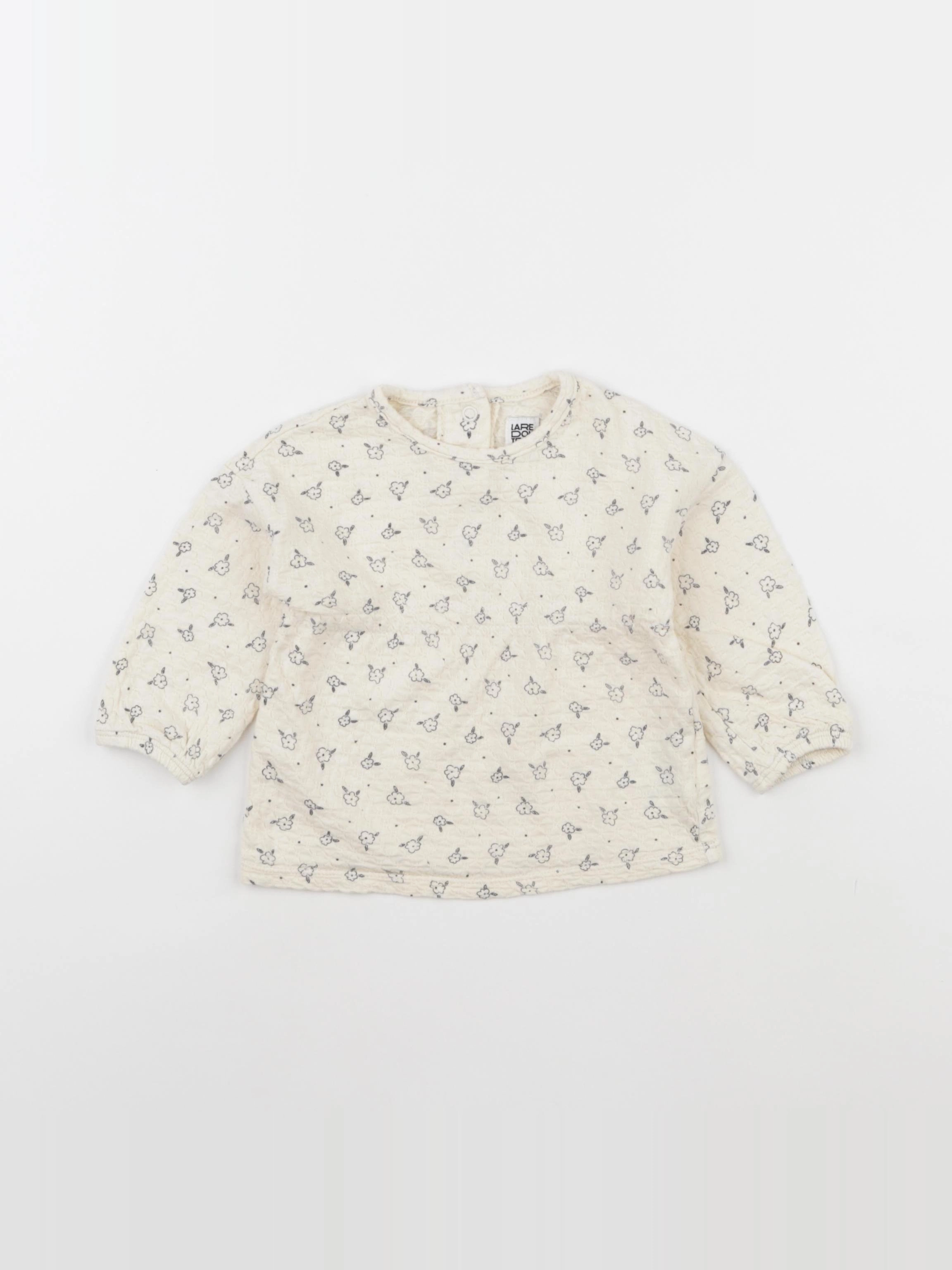 La Redoute - tee-shirt beige, bleu - 9 mois