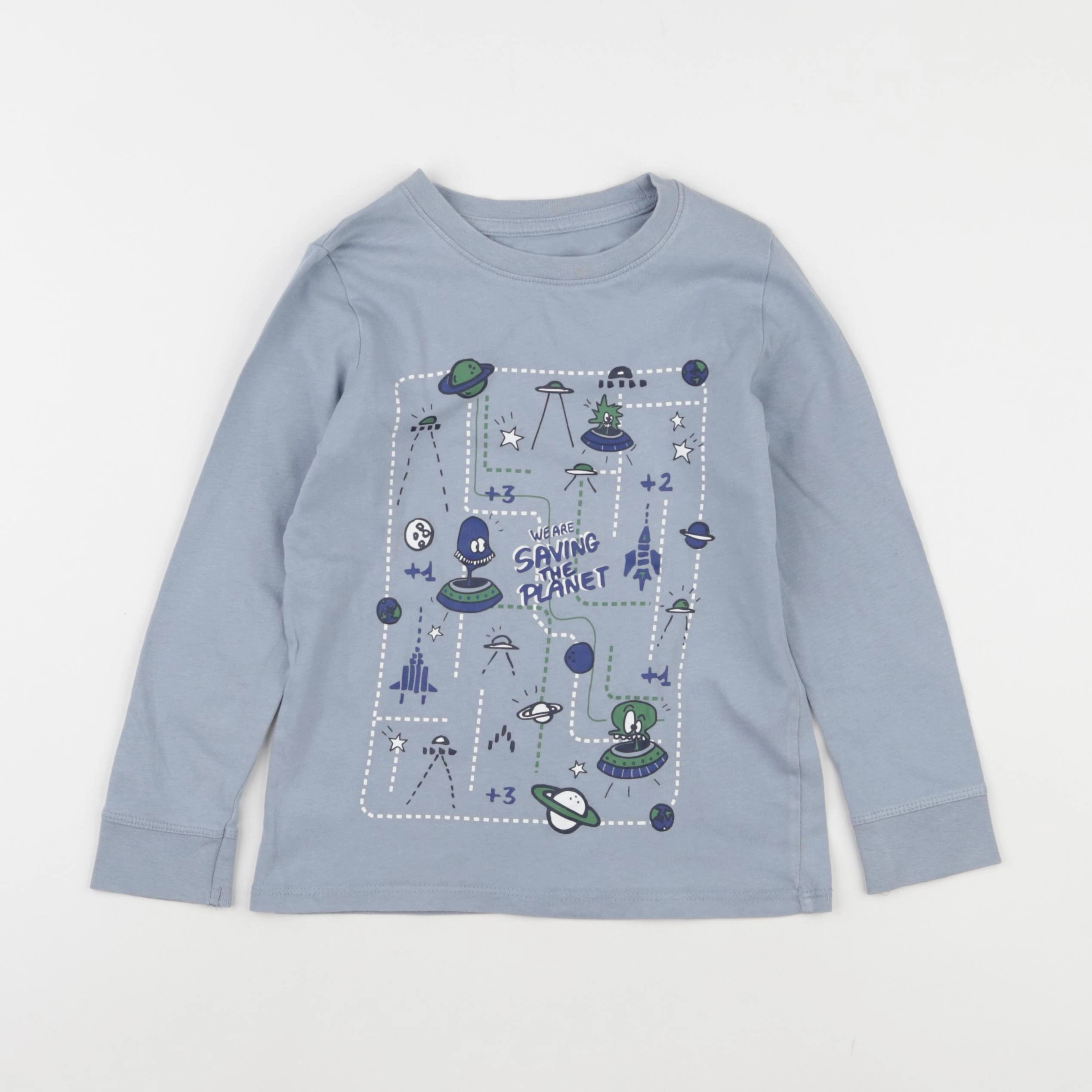 La Redoute - tee-shirt bleu - 5 ans