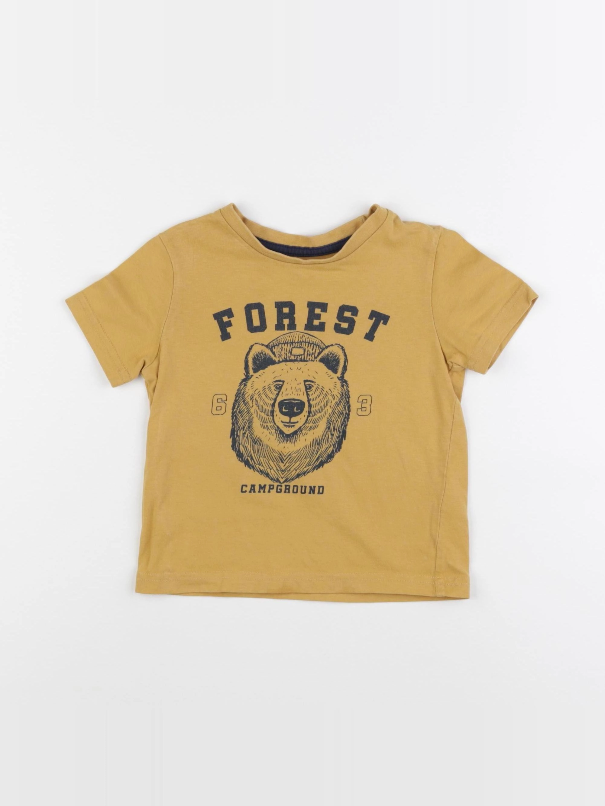Vertbaudet - tee-shirt jaune - 4 ans