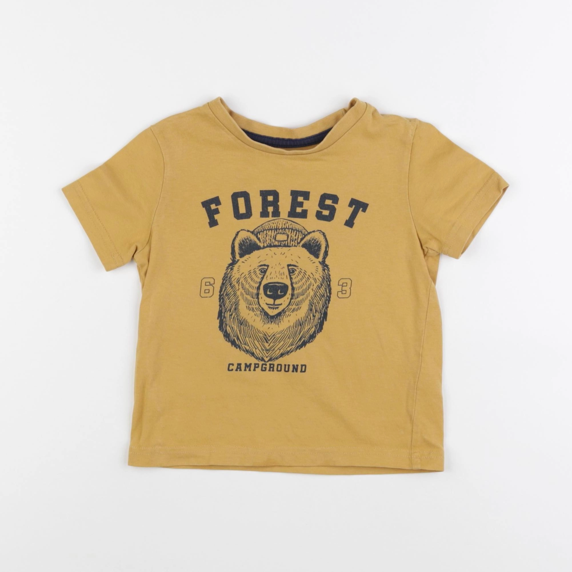 Vertbaudet - tee-shirt jaune - 4 ans