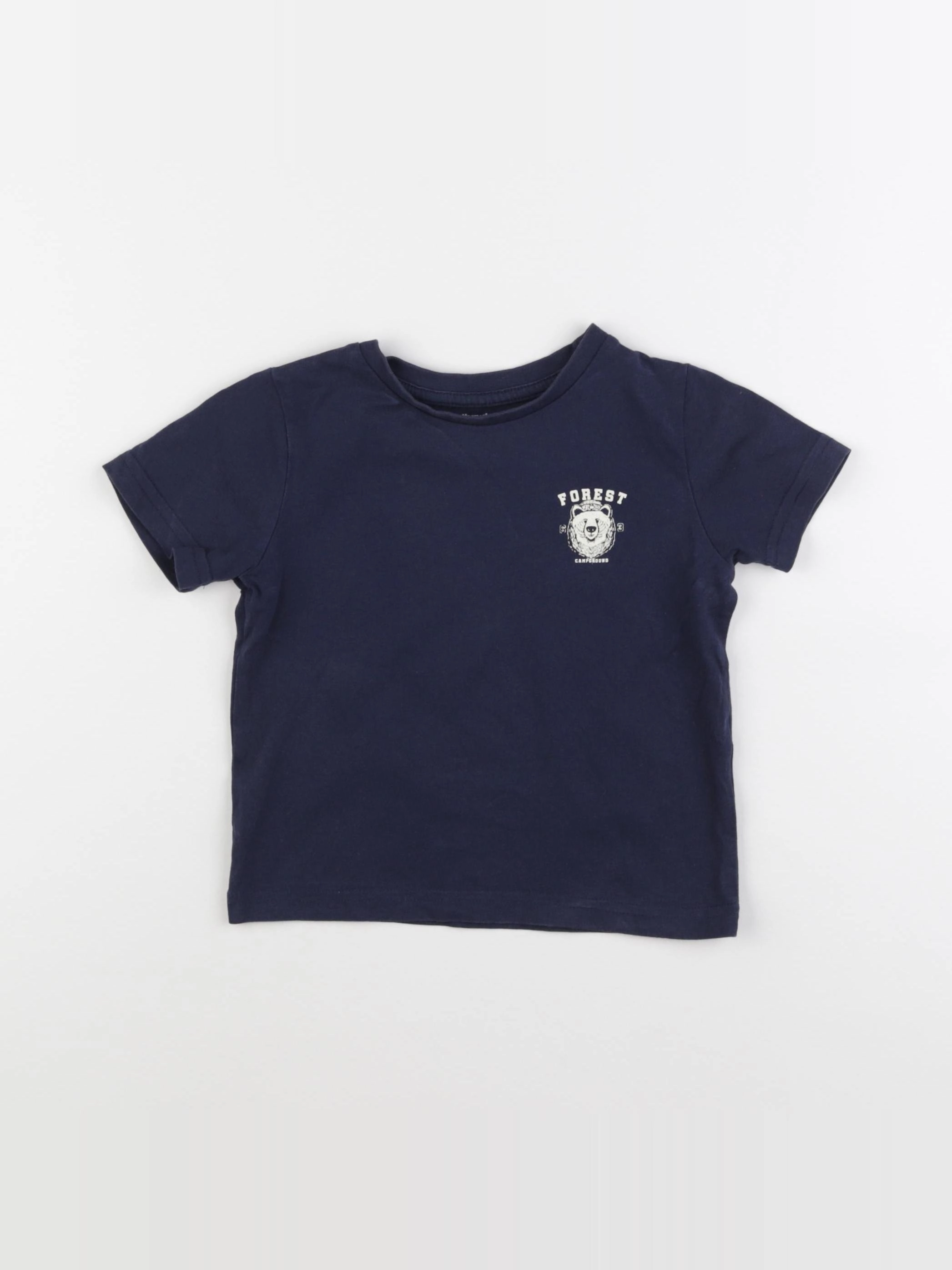 Vertbaudet - tee-shirt bleu - 4 ans