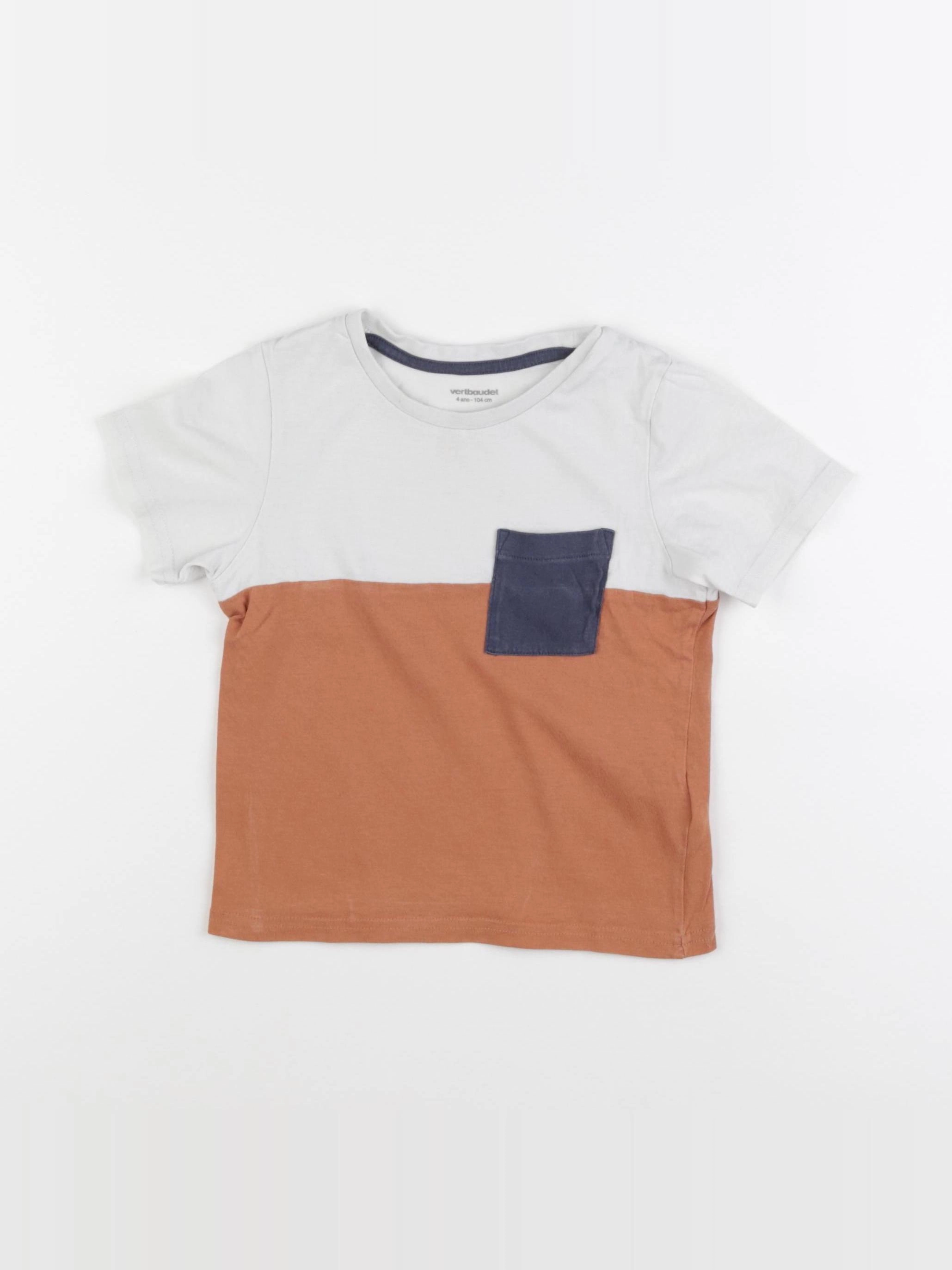 Vertbaudet - tee-shirt multicolore - 4 ans