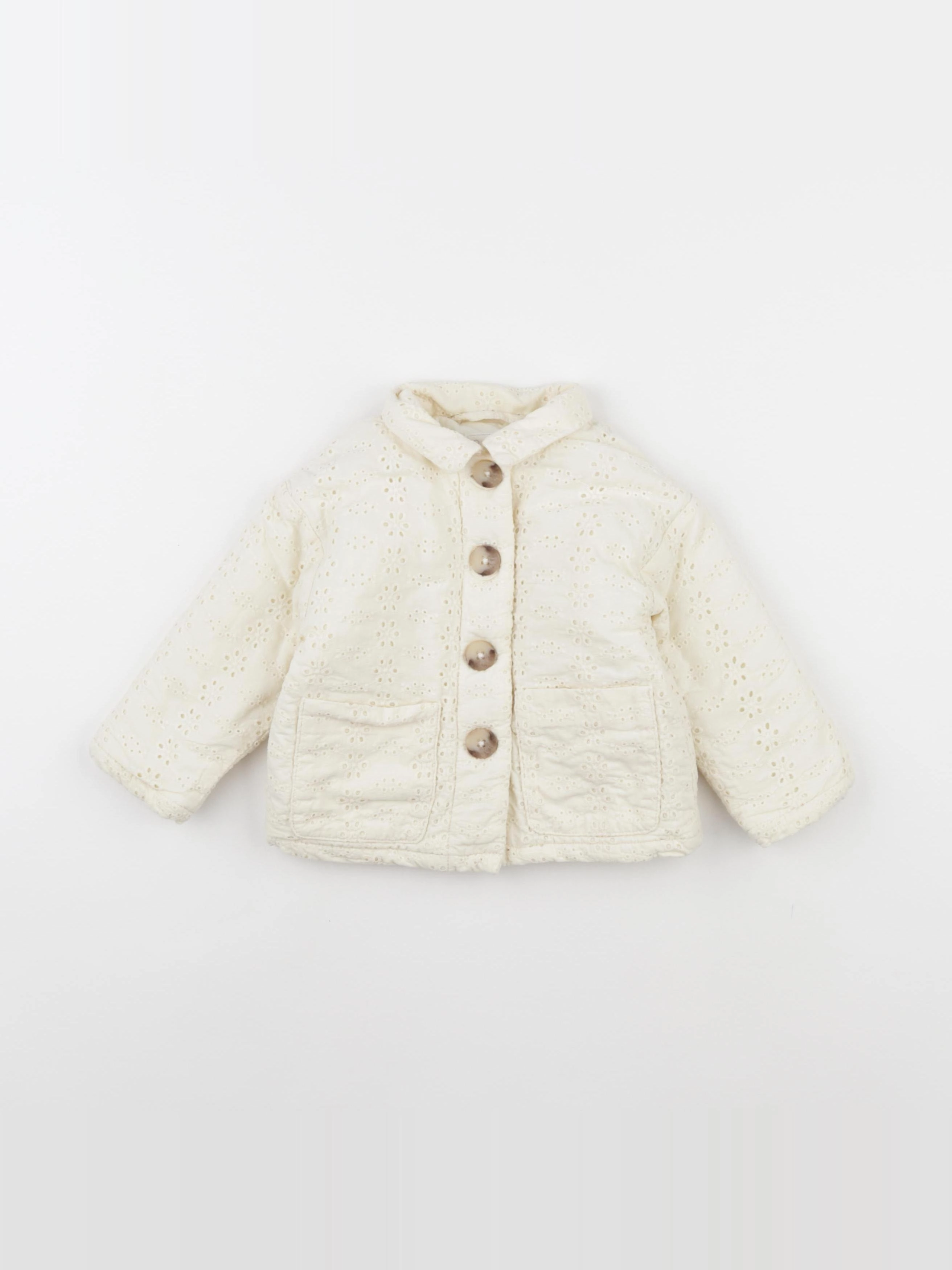 Vertbaudet - veste beige - 2 ans