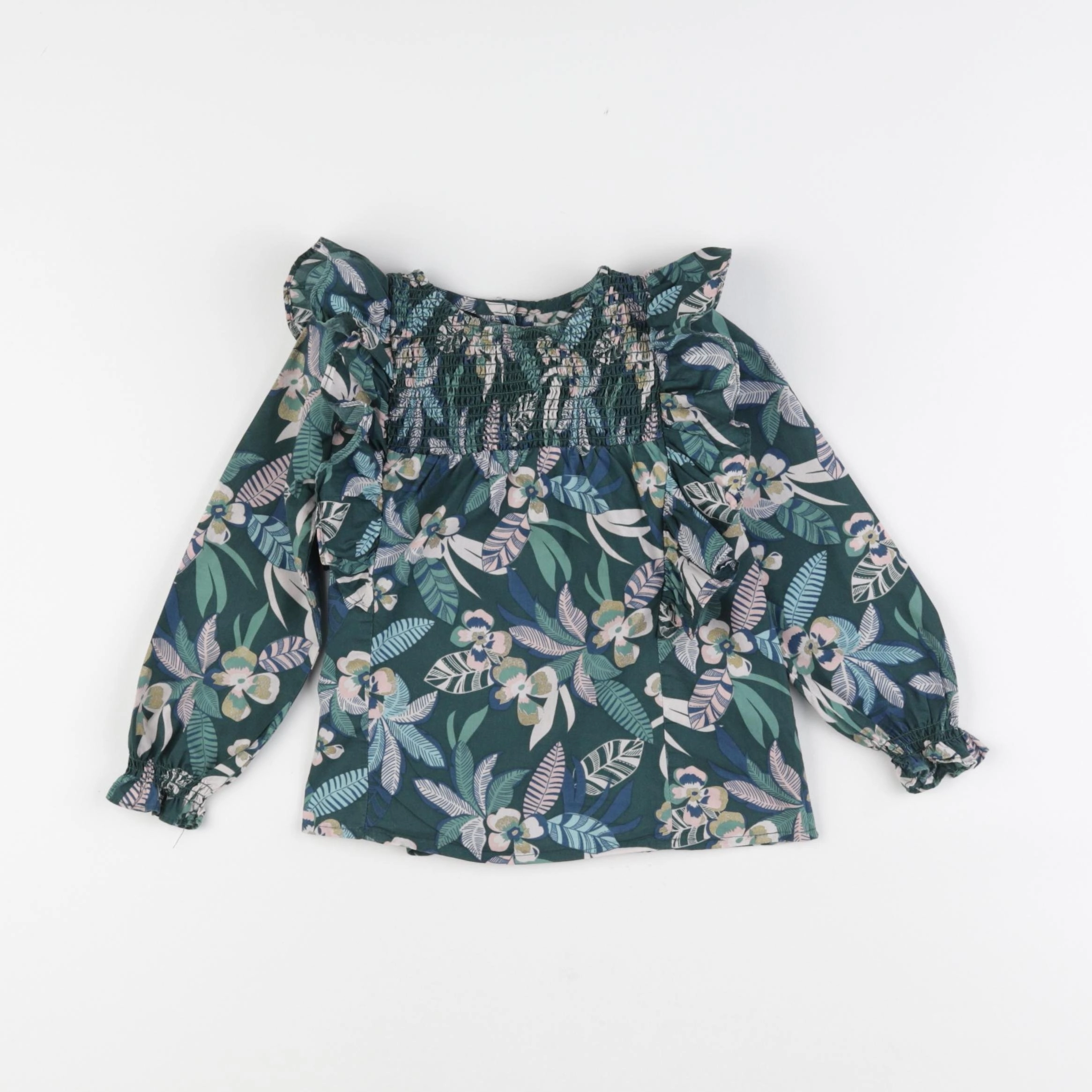 Vertbaudet - blouse vert - 3 ans