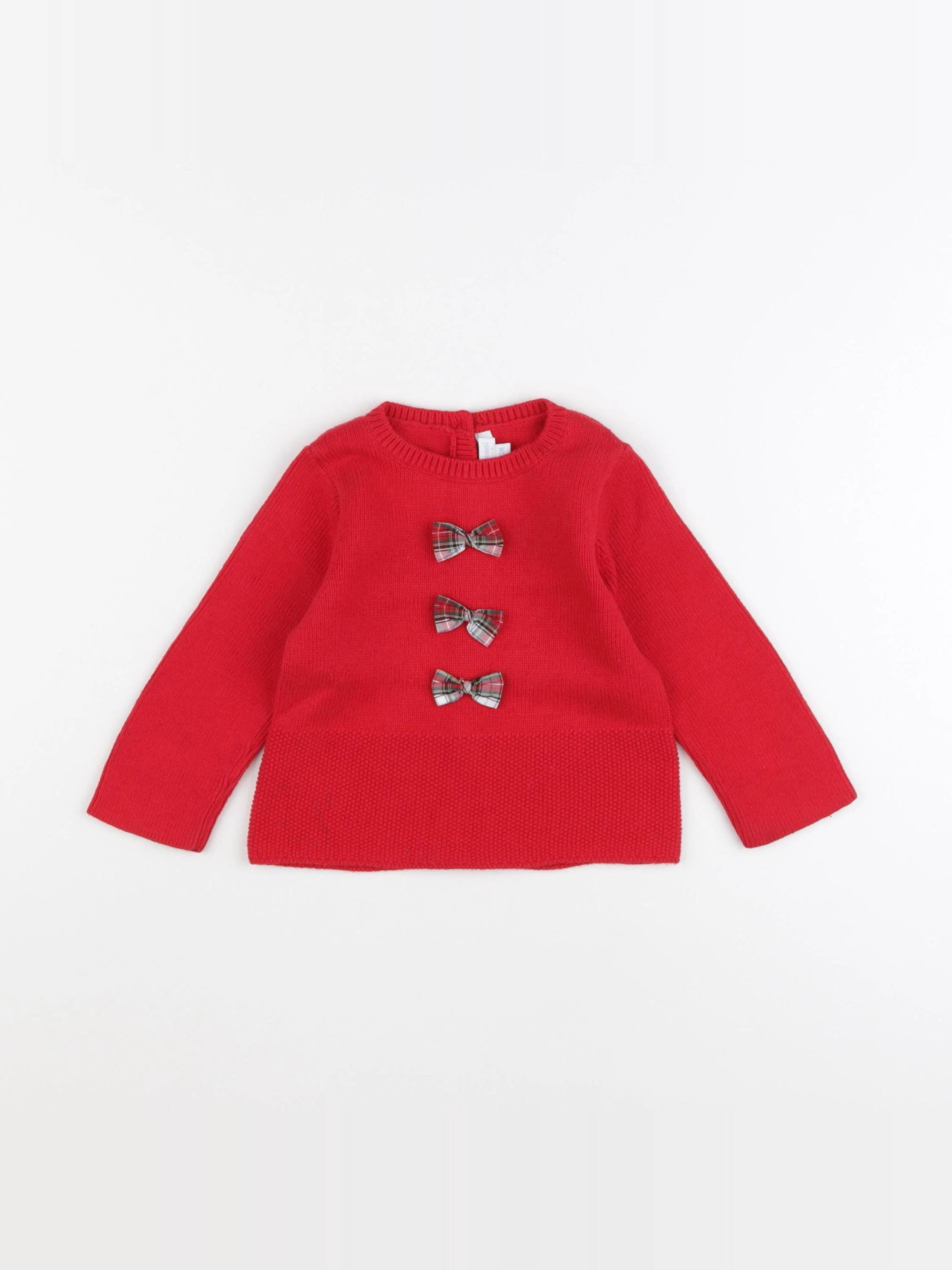Jacadi - pull multicolore - 12 mois