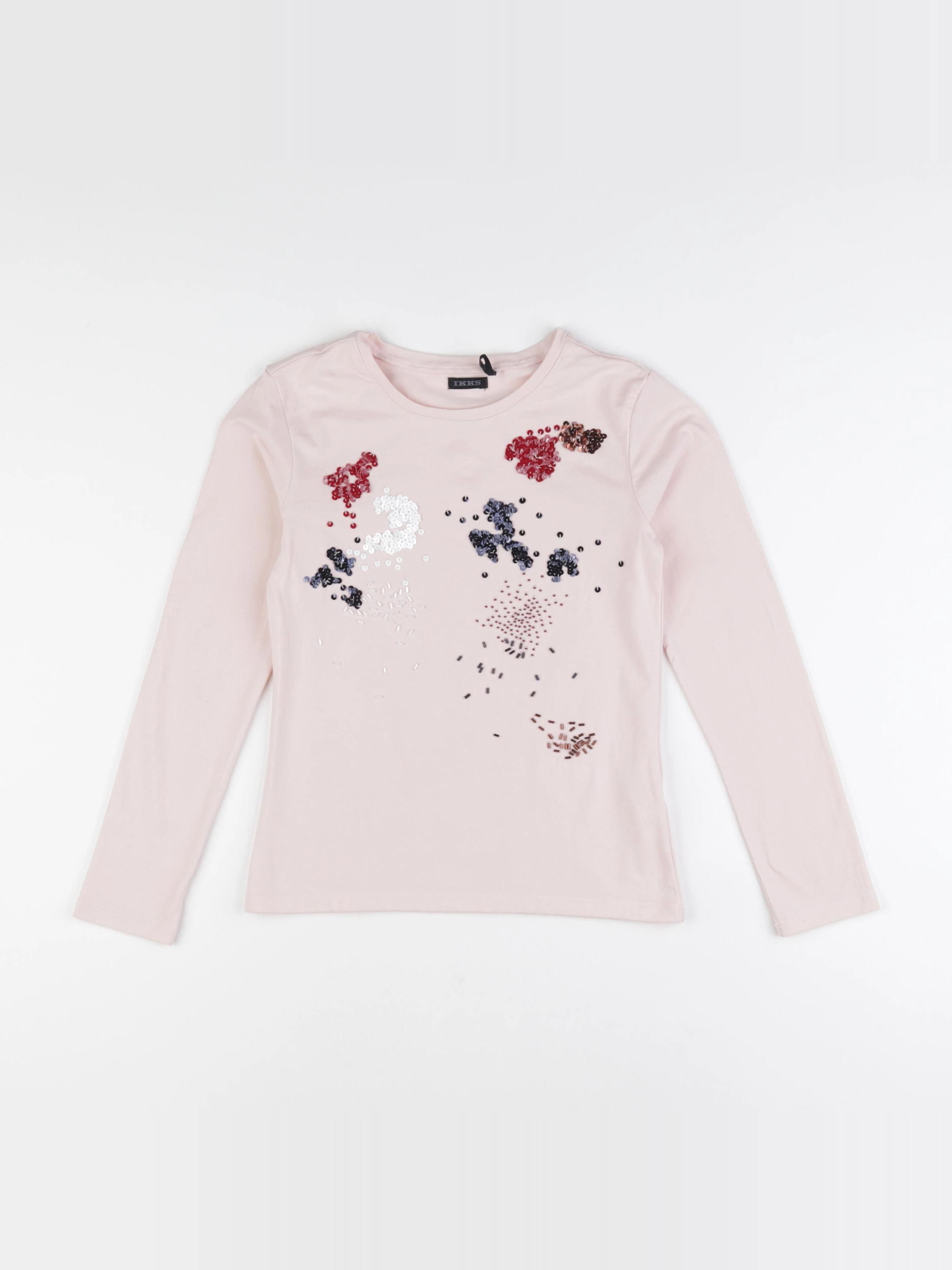 IKKS - tee-shirt rose - 10 ans