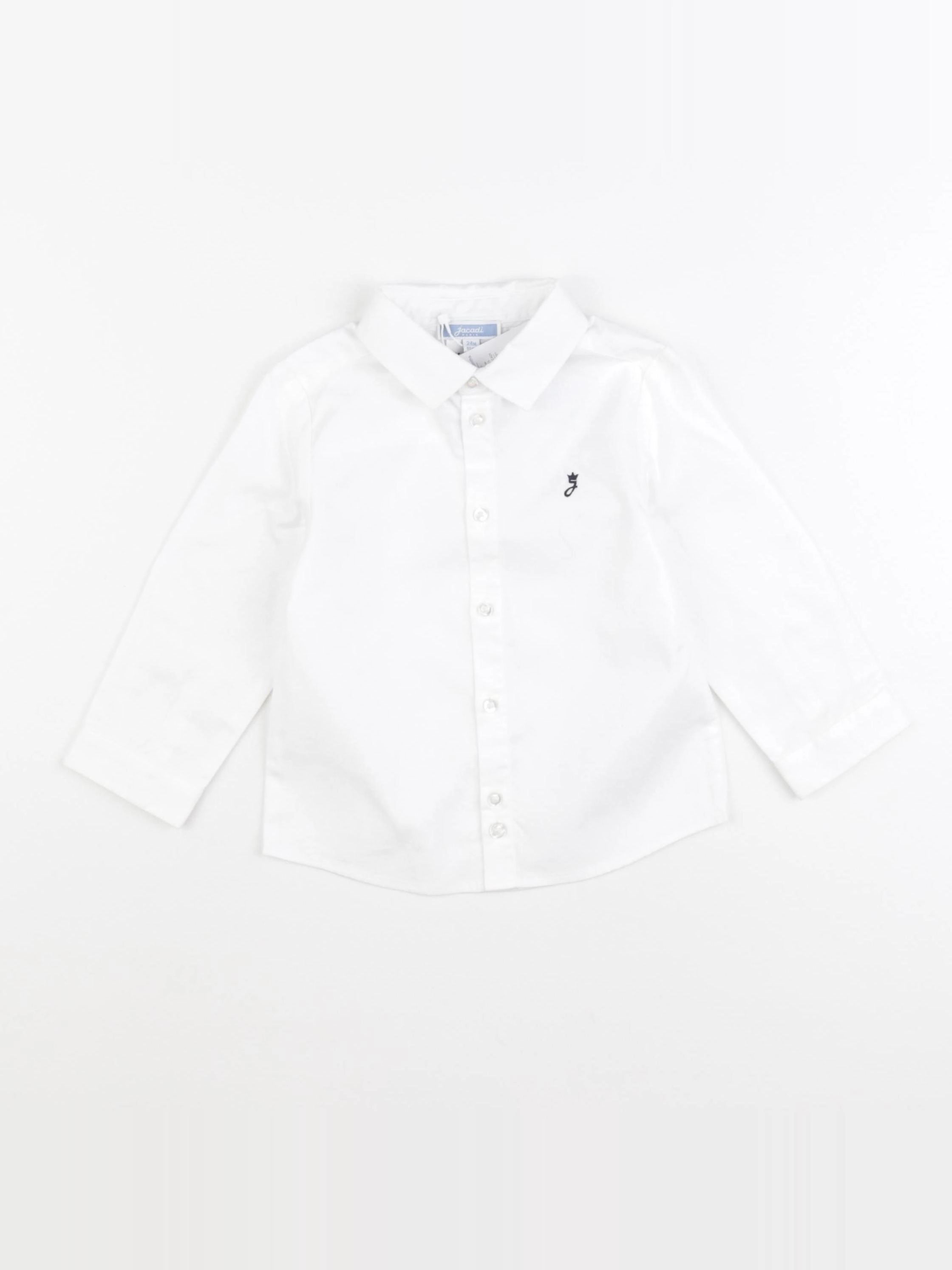 Jacadi - chemise blanc (état neuf) - 24 mois