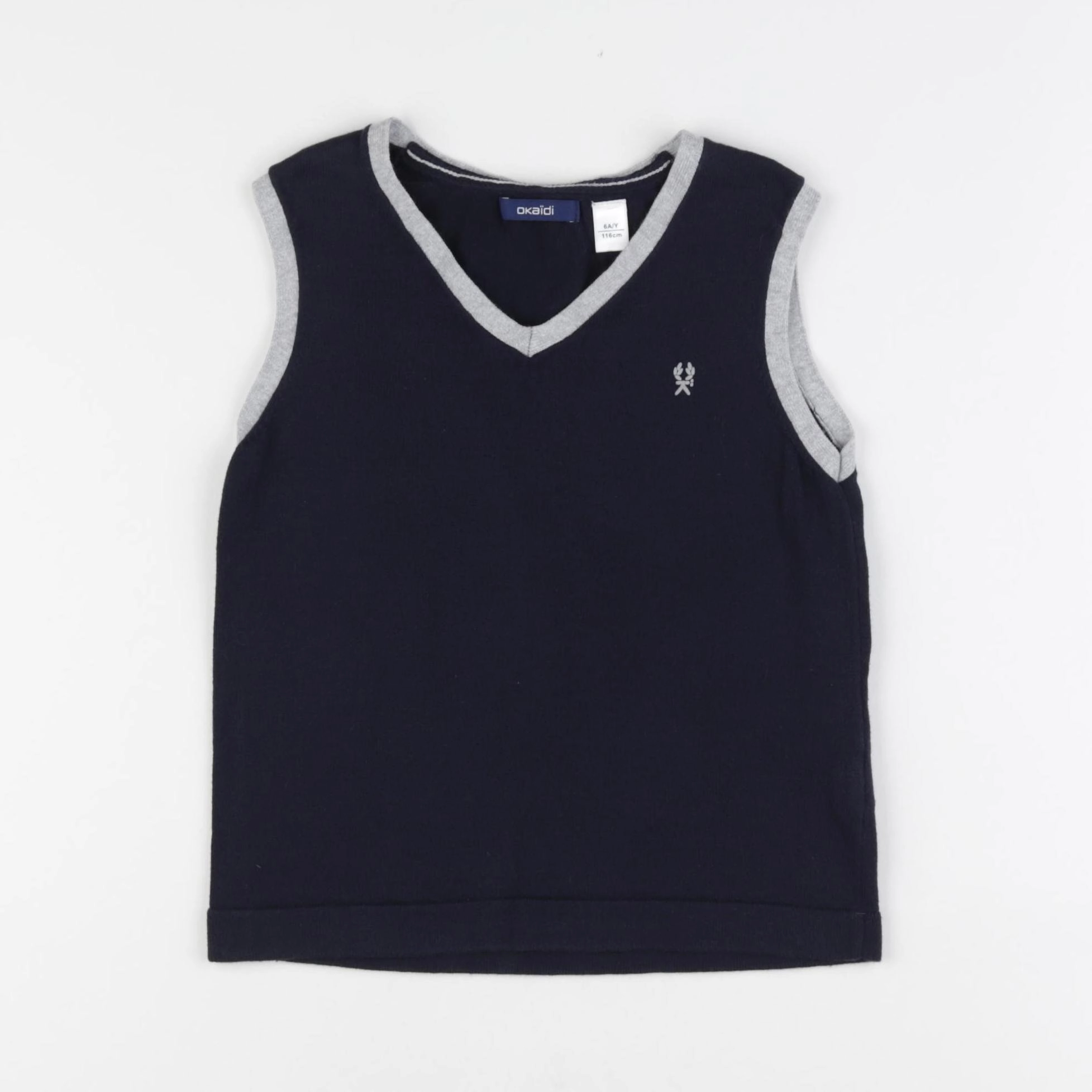 Okaidi - gilet bleu - 6 ans
