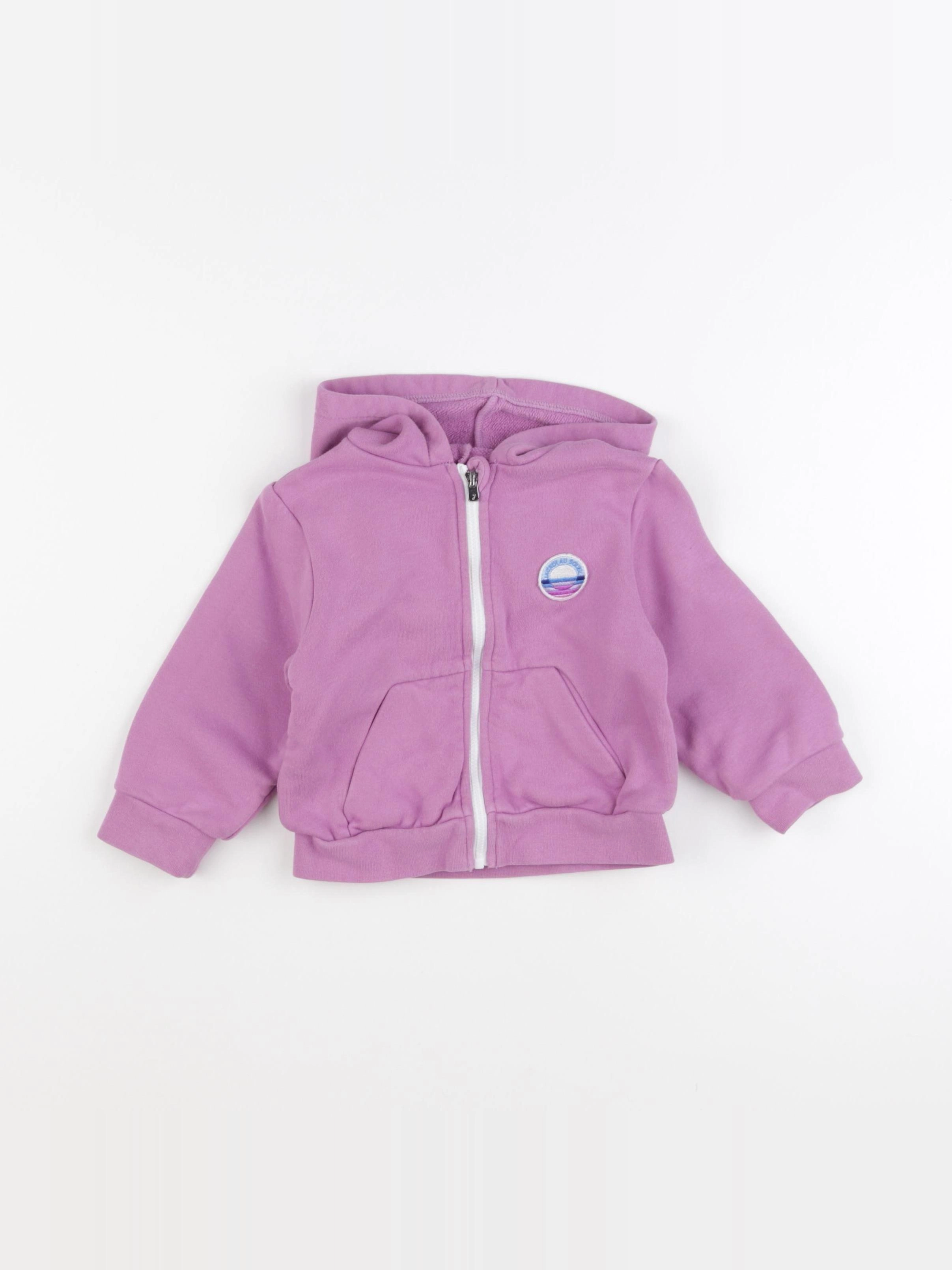 Jacadi - sweat violet - 24 mois