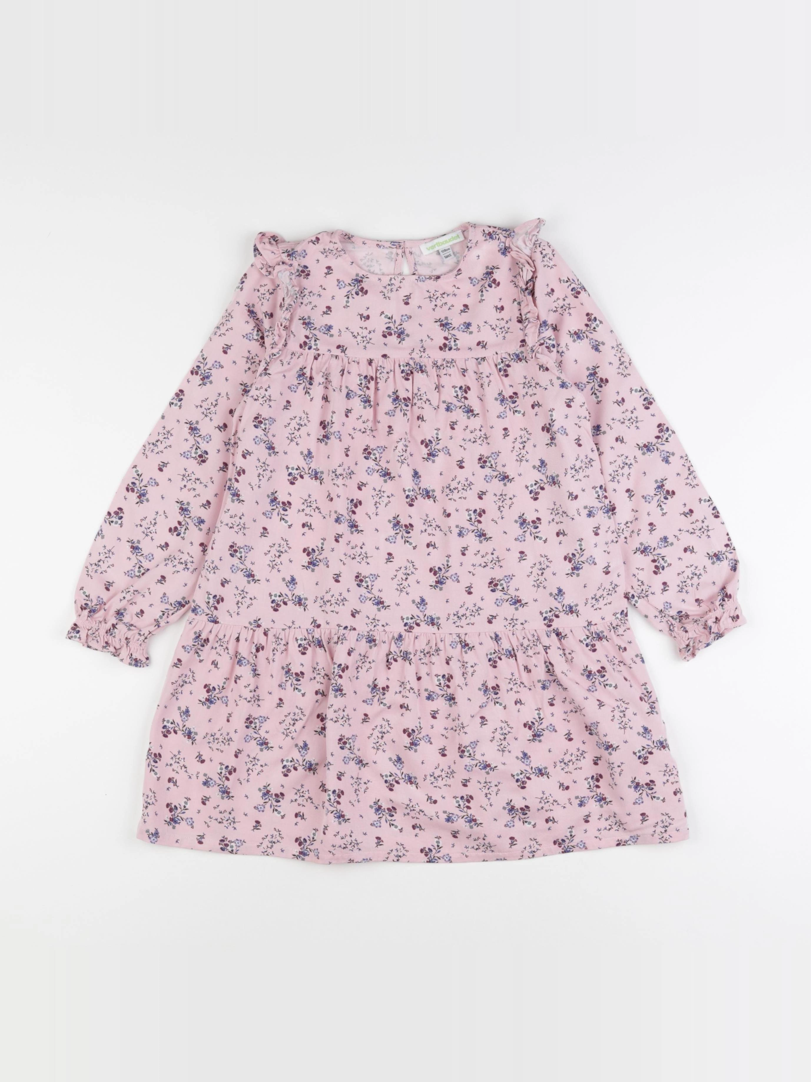 Vertbaudet - robe rose - 5 ans