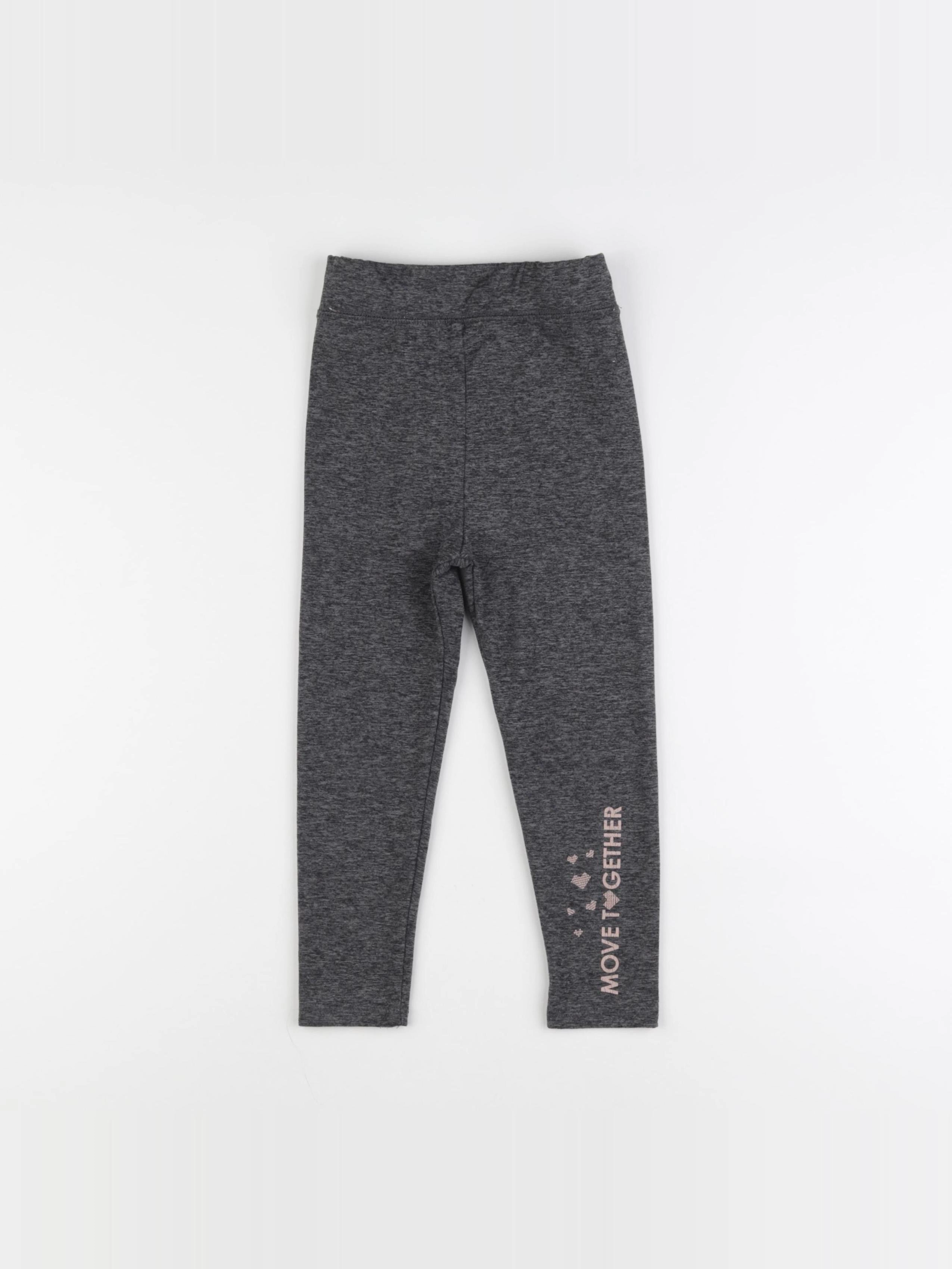 Vertbaudet - legging de sport gris - 4 ans
